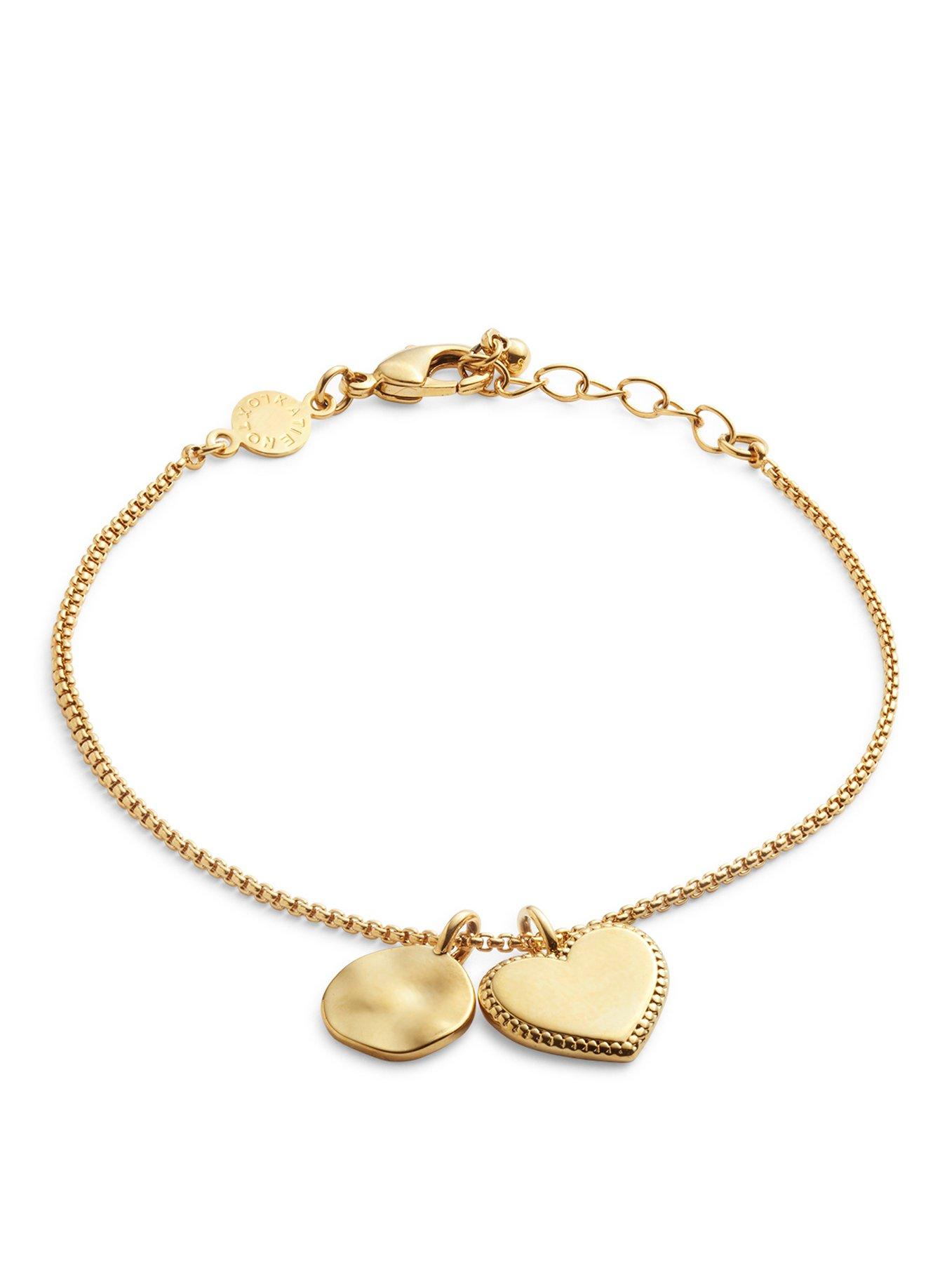 katie-loxton-happy-birthday-waterproof-gold-charm-braceletback