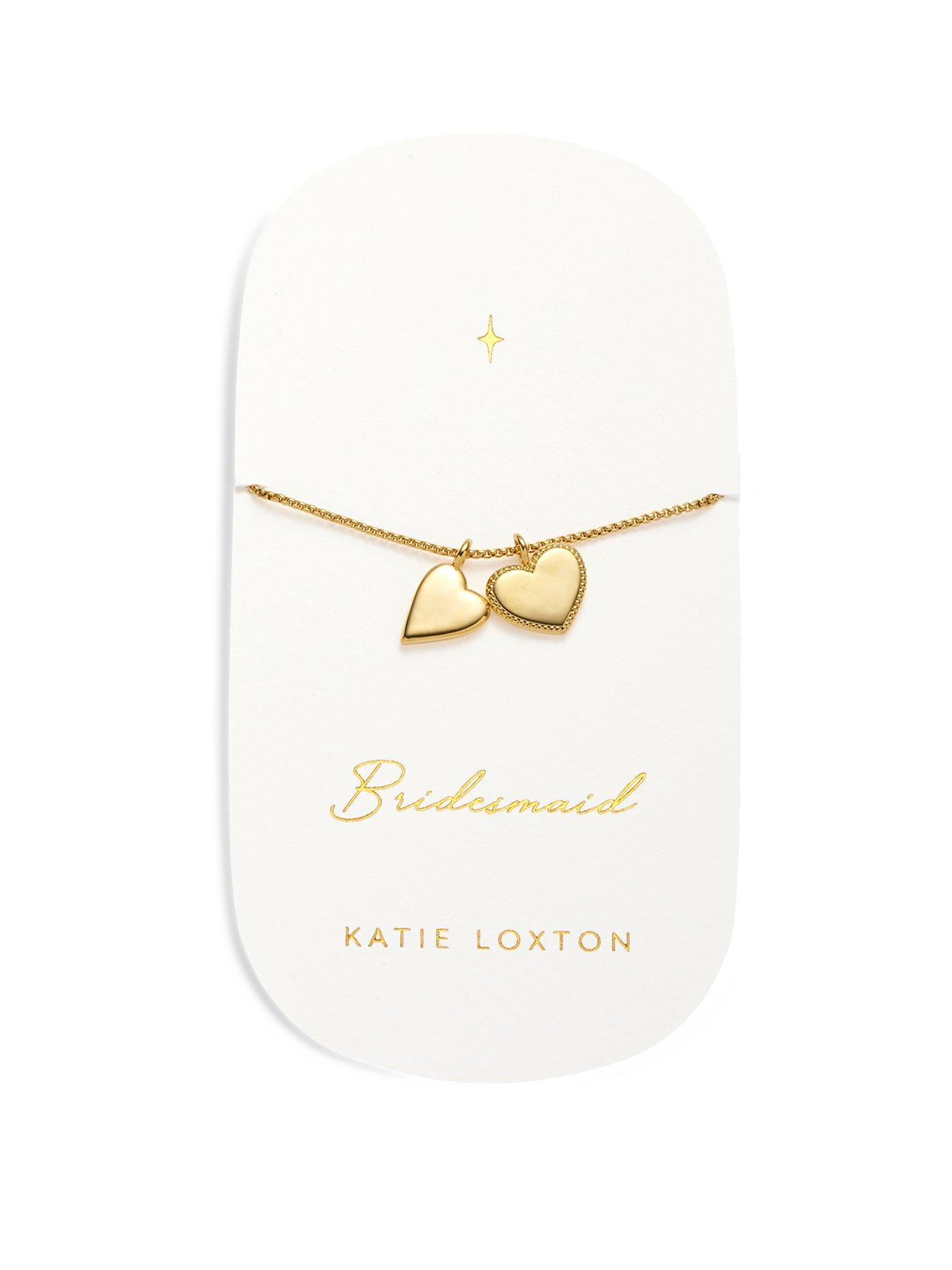 katie-loxton-bridesmaid-waterproof-gold-bridal-charm-bracelet