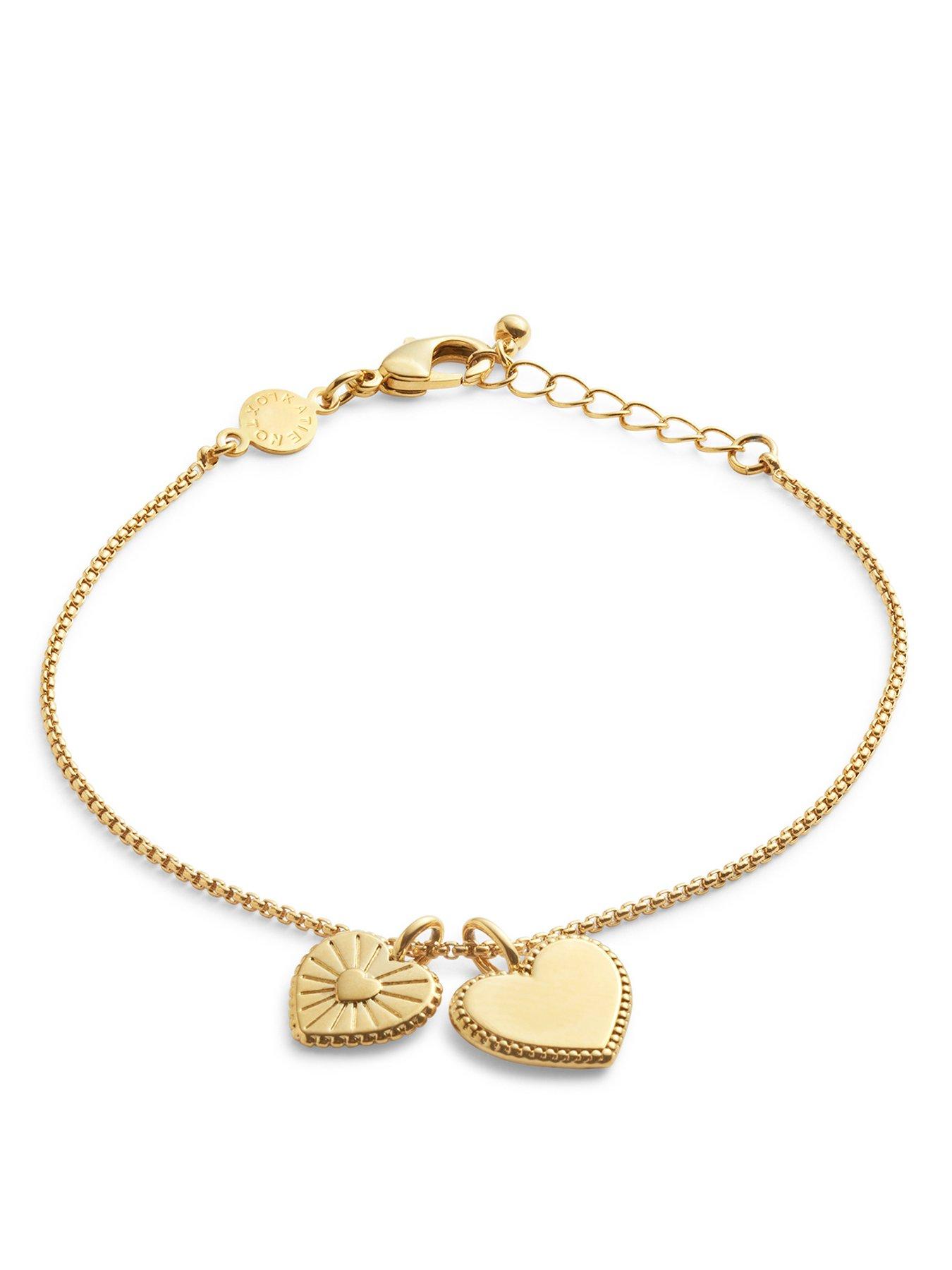 katie-loxton-daughter-waterproof-gold-charm-braceletback