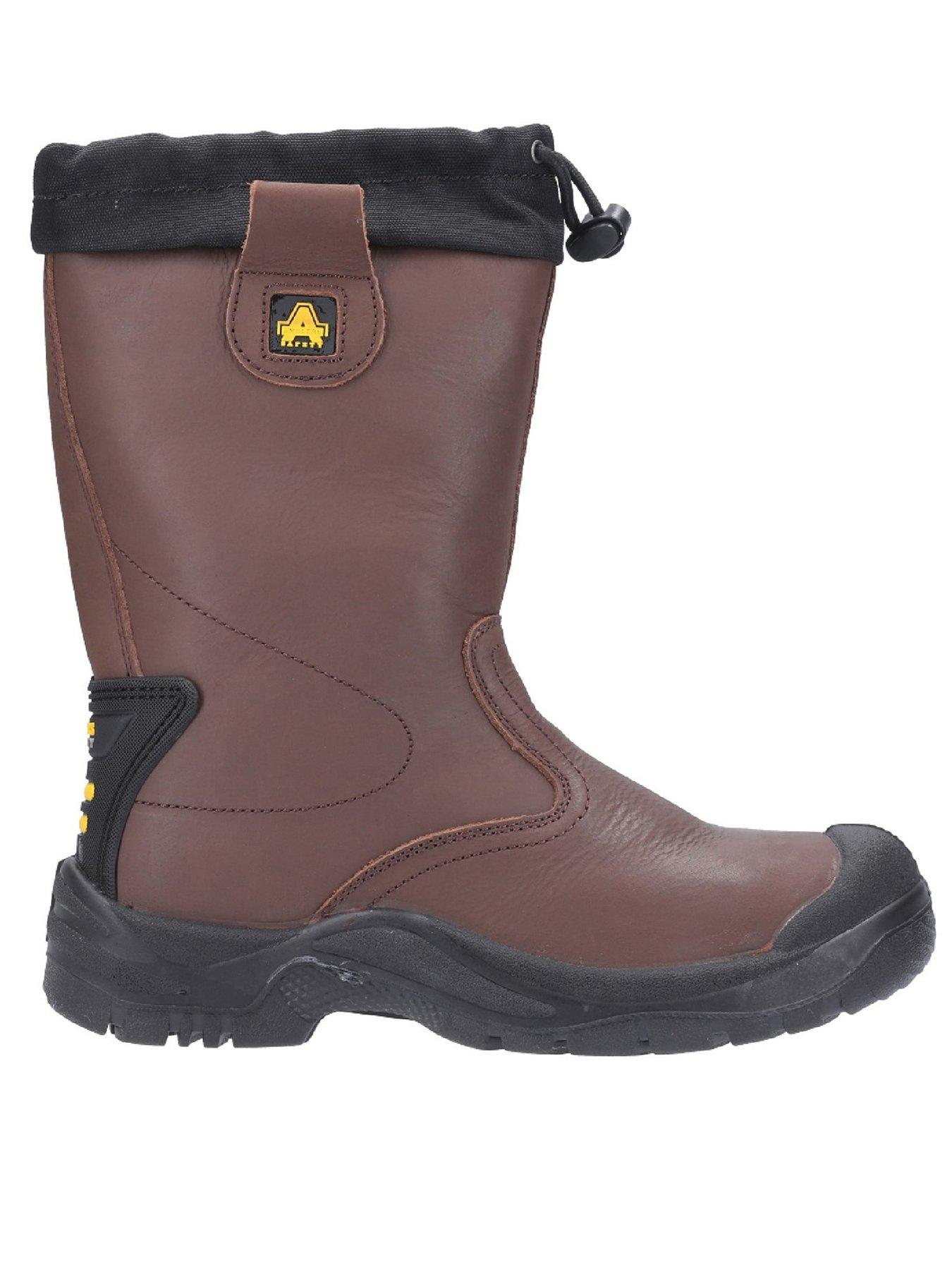 Amblers Mens Safety Fs245 Rigger Boots - Brown
