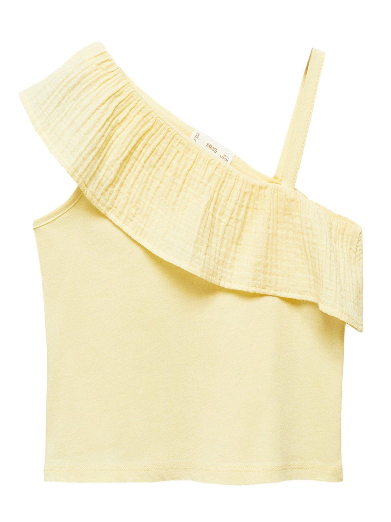 mango-girls-strappy-frill-vest-top-yellow