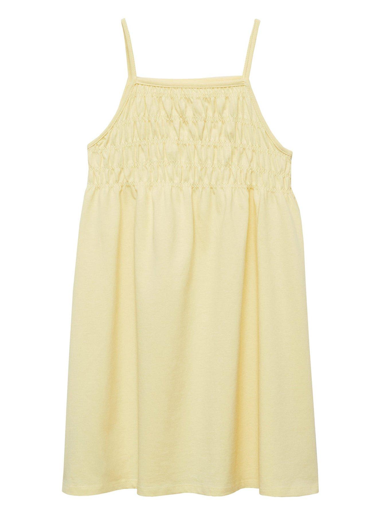 mango-girls-shirred-bodice-jersey-strappy-dress-yellow