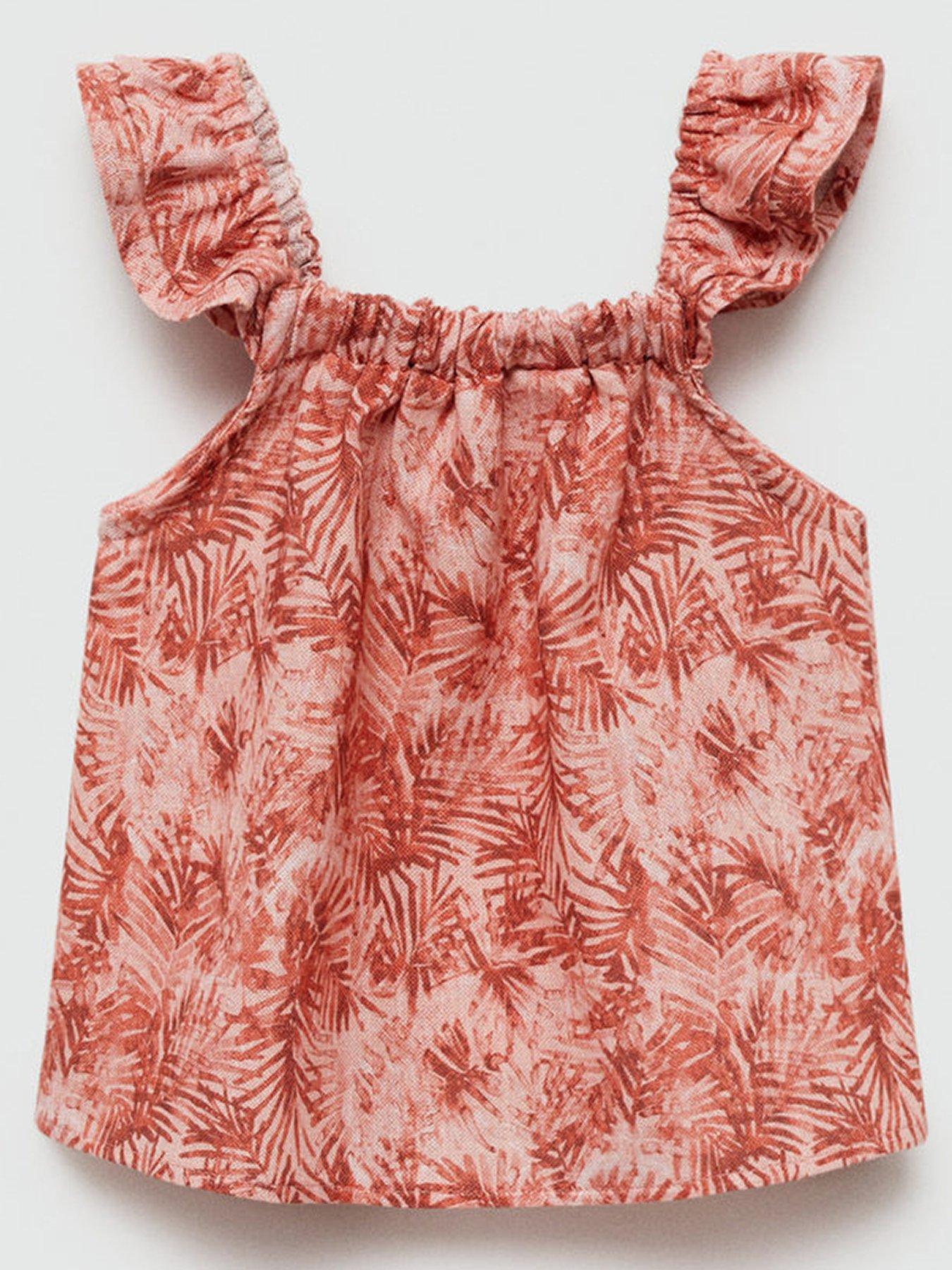 mango-younger-girls-printed-sleeveless-blouse-light-orangeback