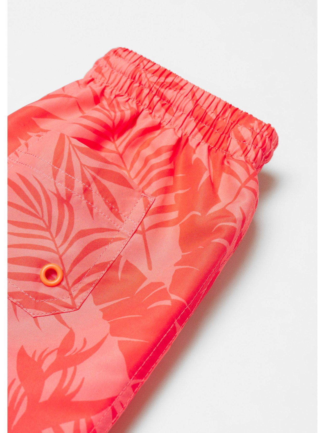 mango-younger-boys-leaf-print-swimming-shorts-bright-redoutfit