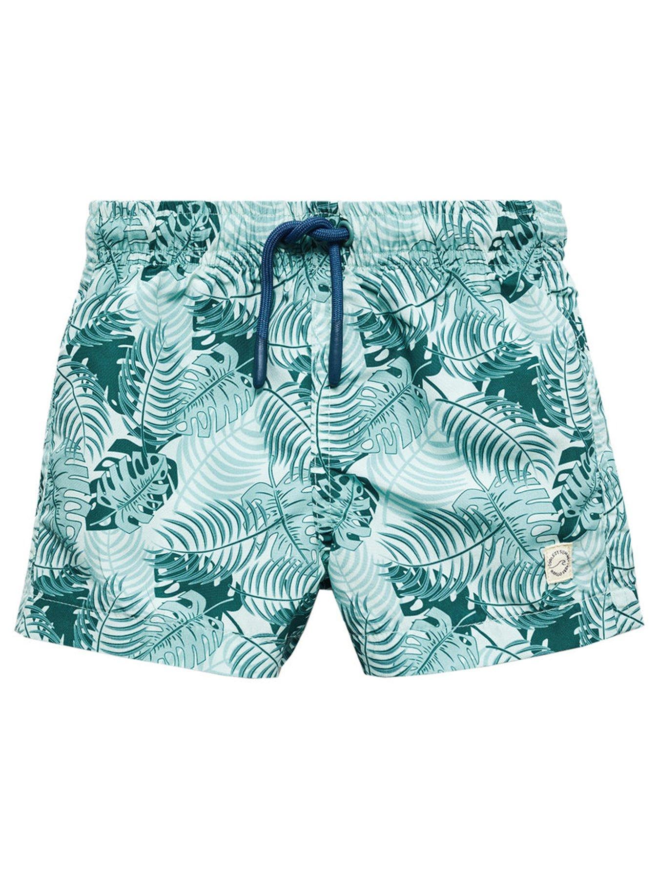 mango-younger-boys-leaf-print-swimming-shorts-aqua