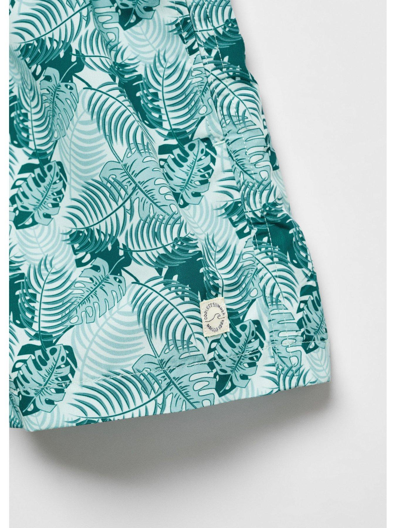 mango-boys-leaf-print-swim-shorts-aquaoutfit