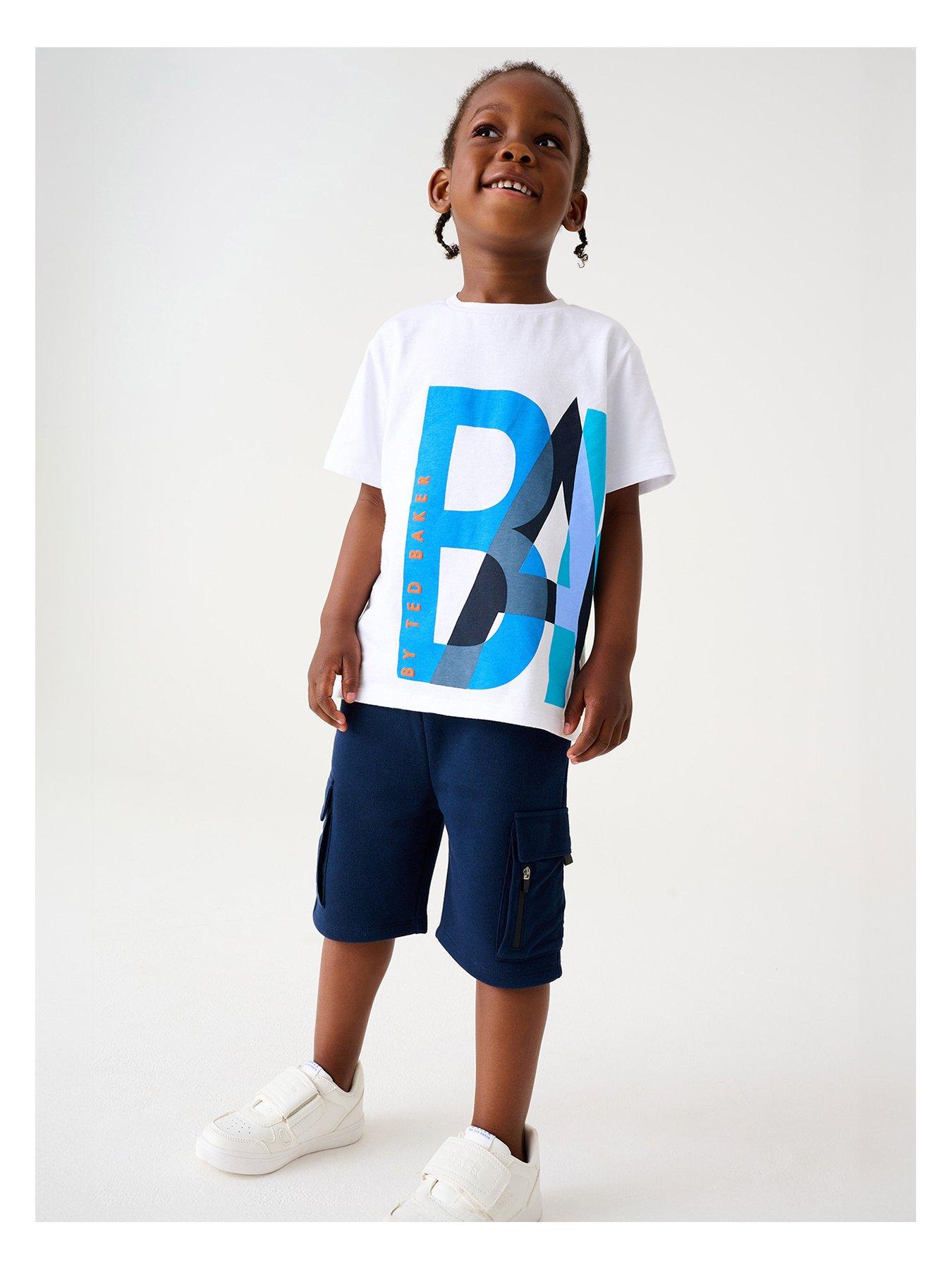 undefined Boys Navy Chino Shorts