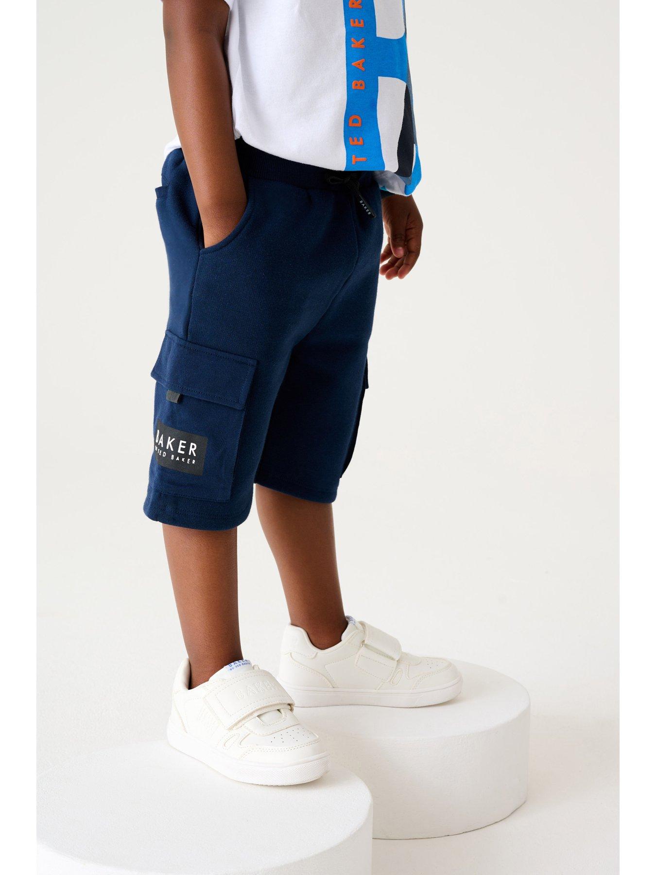 Image 4 of 4 of Ted Baker Boys Navy Chino Shorts