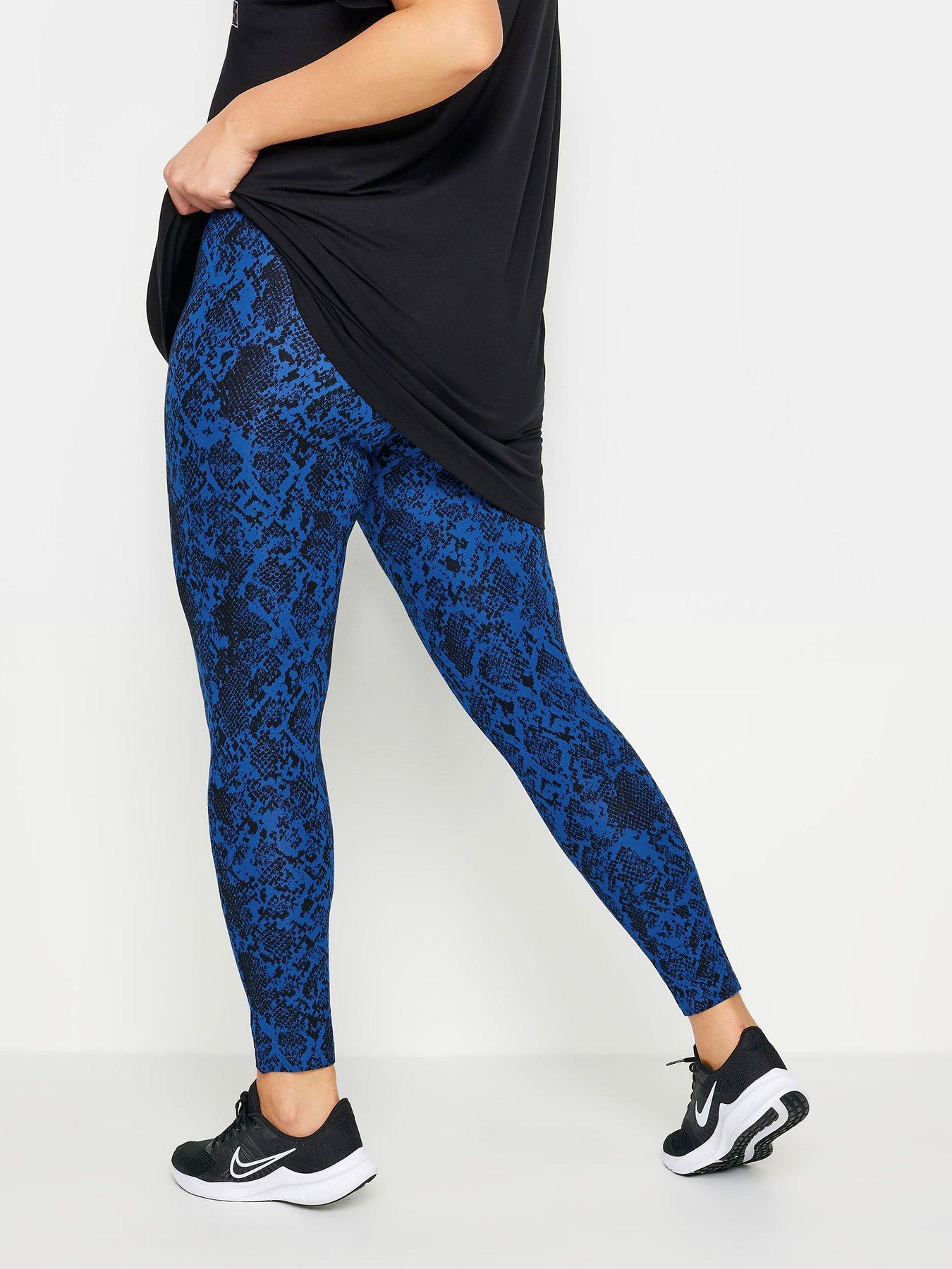 yours-curve-cobalt-animal-active-leggingsstillFront