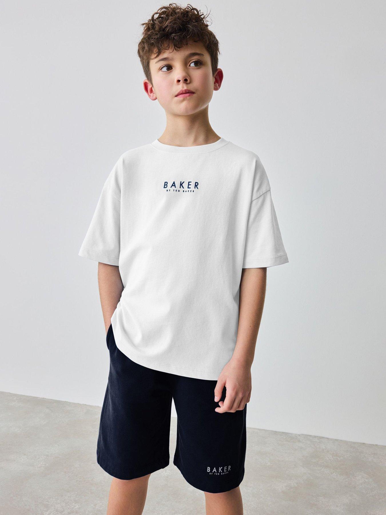 Image of Ted Baker Baker By Ted Baker Boys Navy Short Set