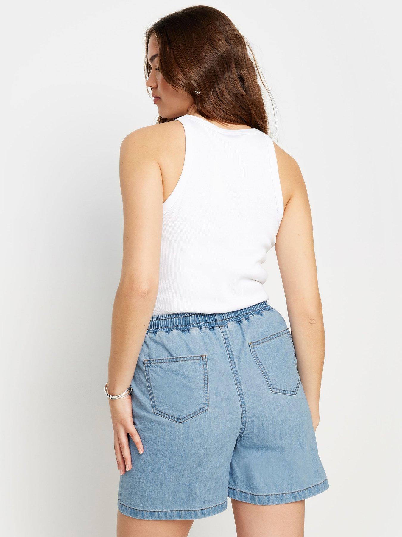 long-tall-sally-tall-light-wash-elastic-tie-waist-denimstillFront