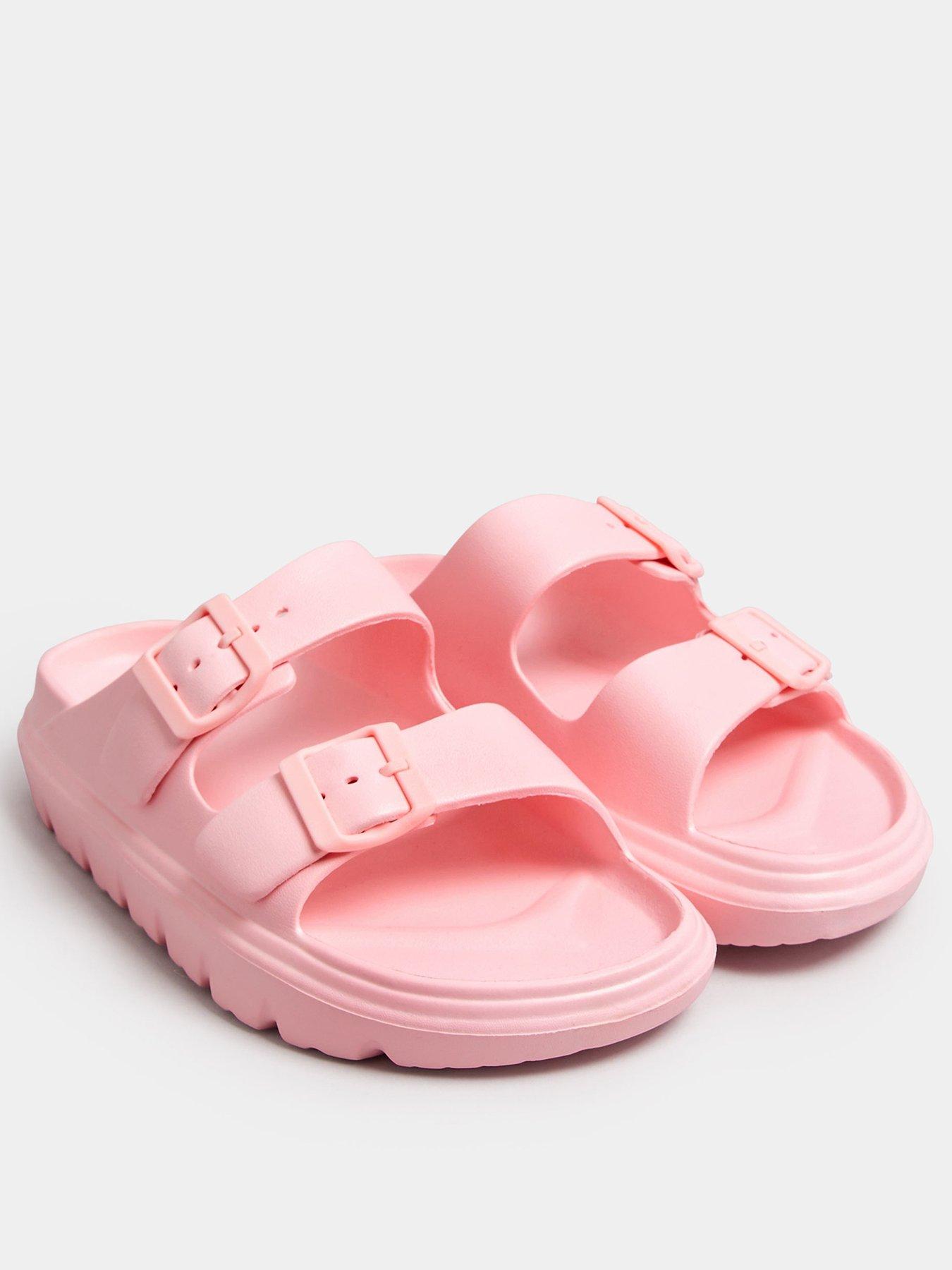 yours-wide-fit-platform-eva-sandal-pinkstillFront