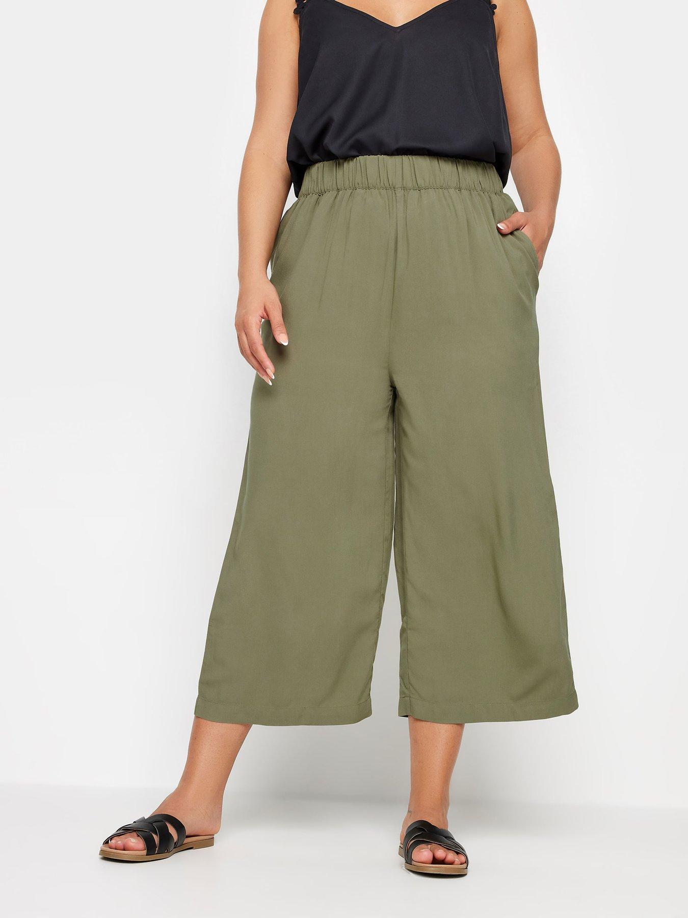 yours-curve-epp-woven-crop-plain-khaki