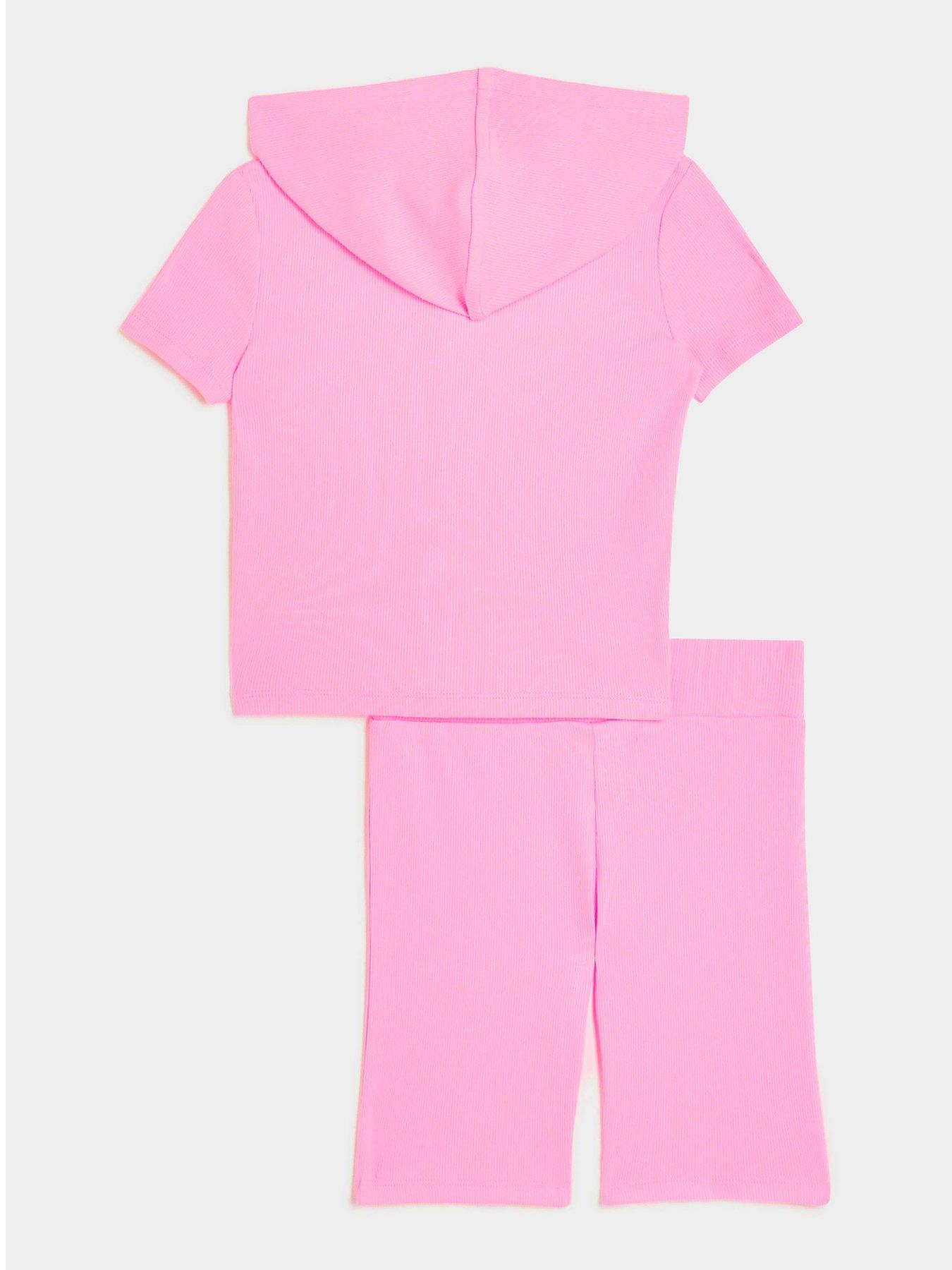 river-island-girls-ribbed-zip-up-hoodie-set-pinkback