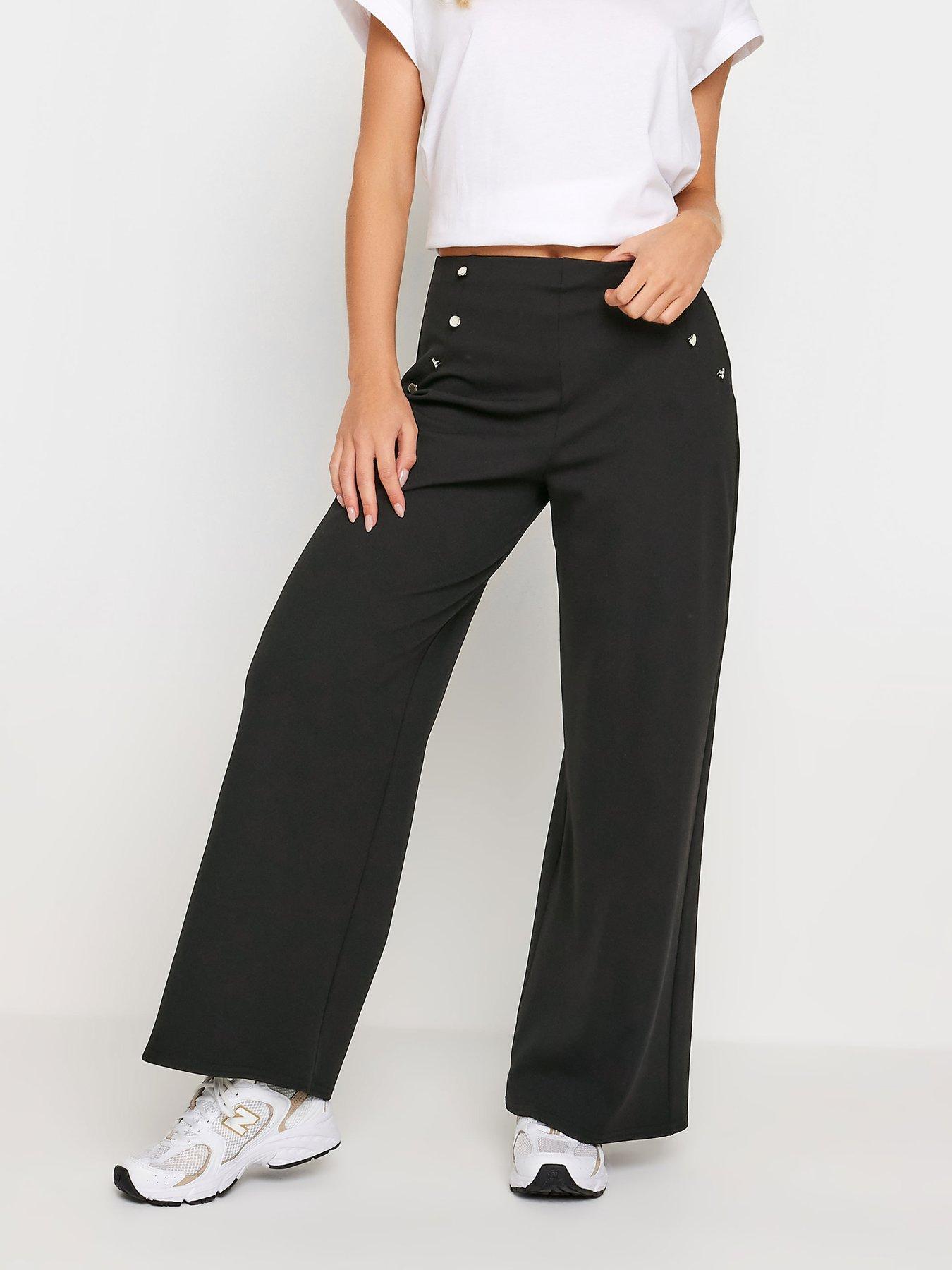 pixiegirl-petite-black-button-front-wide-leg-trousers