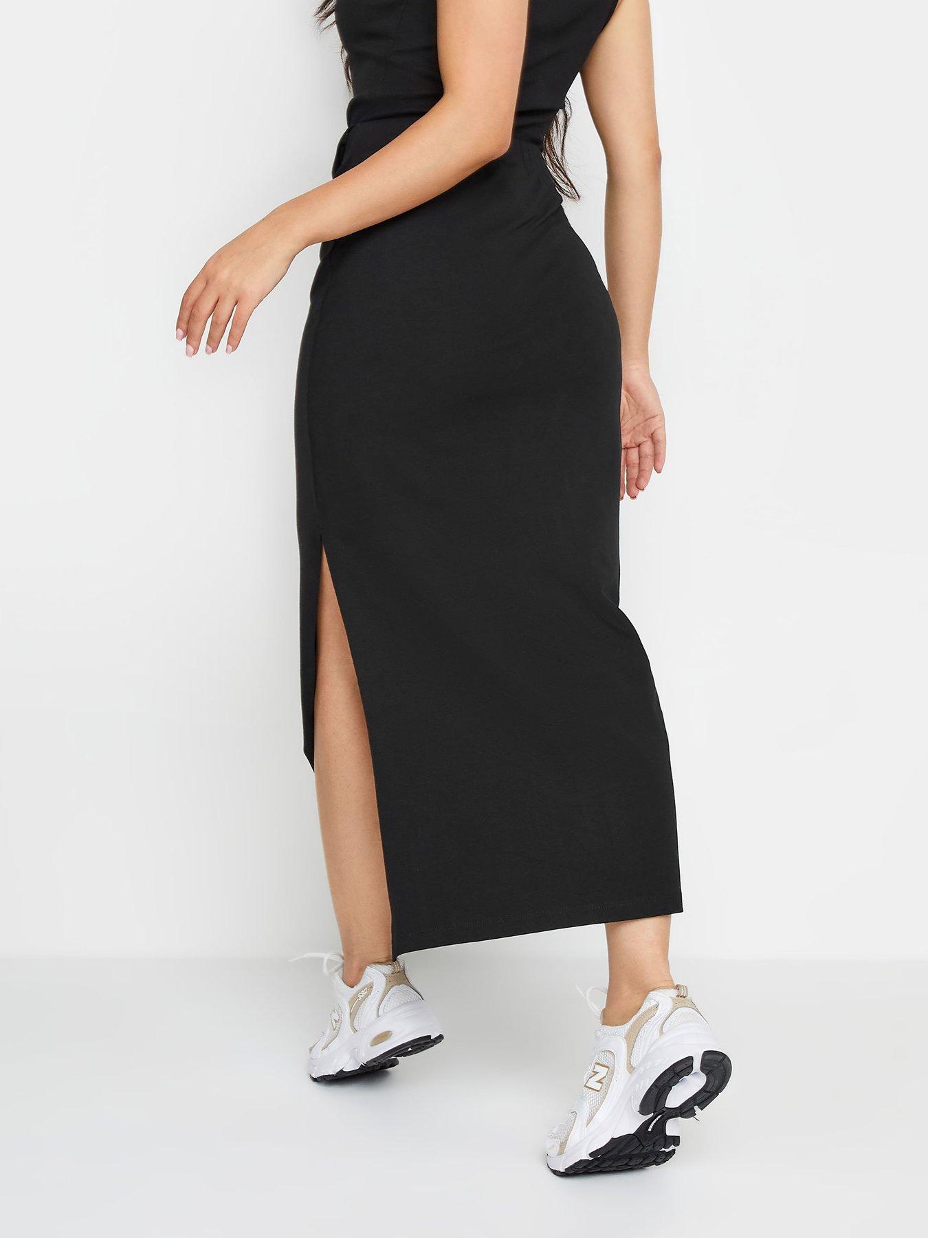 pixiegirl-petite-black-maxi-skirt-with-splitstillFront