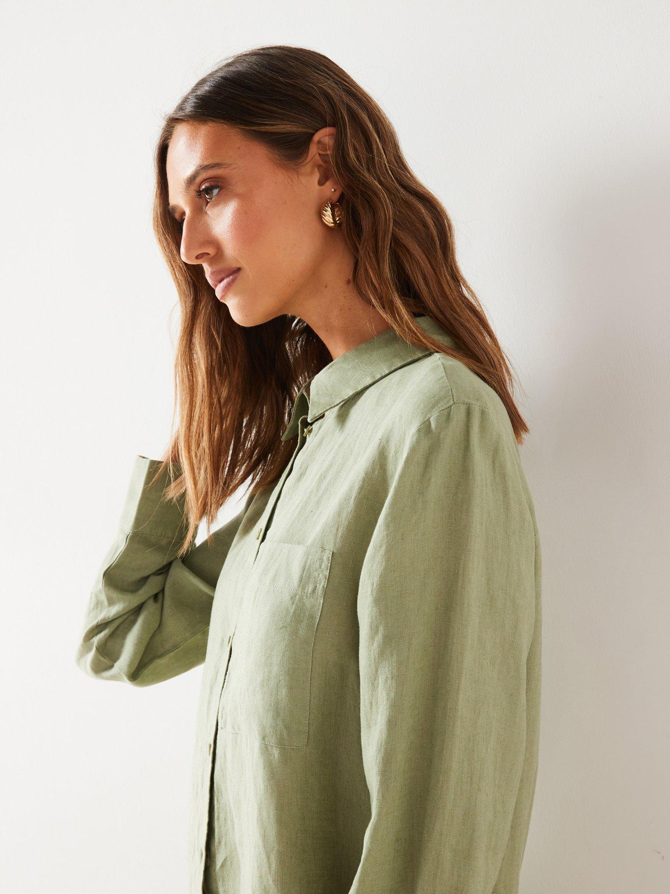 mango-green-long-sleeve-shirtoutfit