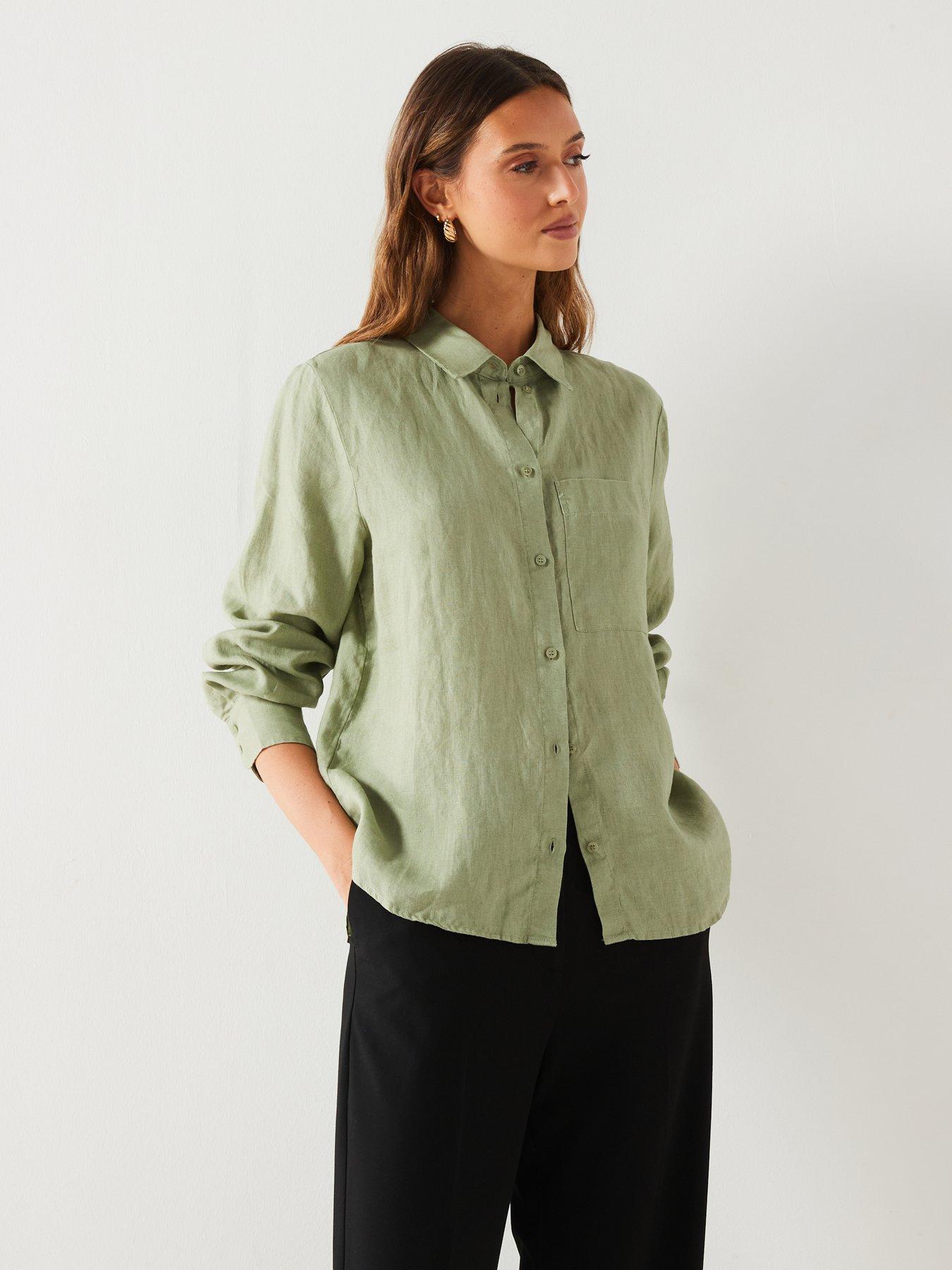 mango-green-long-sleeve-shirtdetail