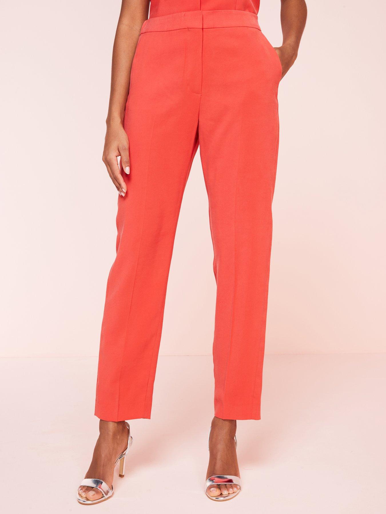 mango-red-straight-suit-trousers