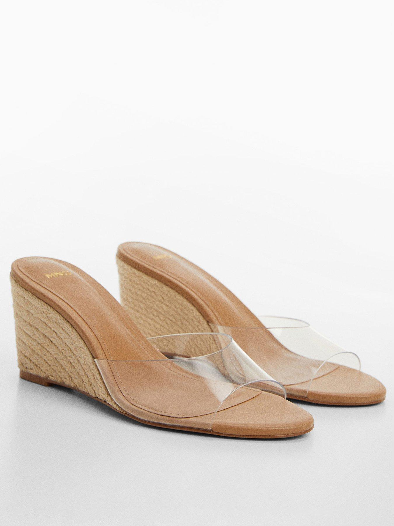 mango-vinyl-wedge-sandals-nudestillFront