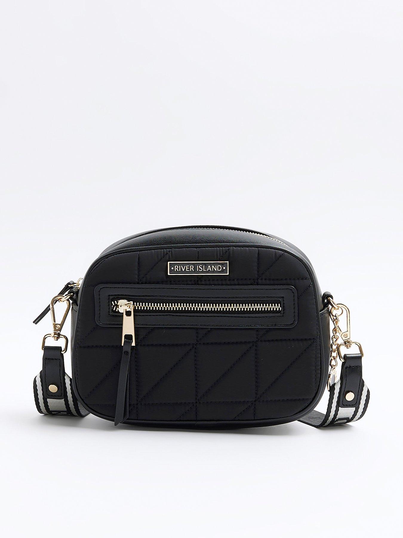 river-island-soft-zip-camera-bag-black