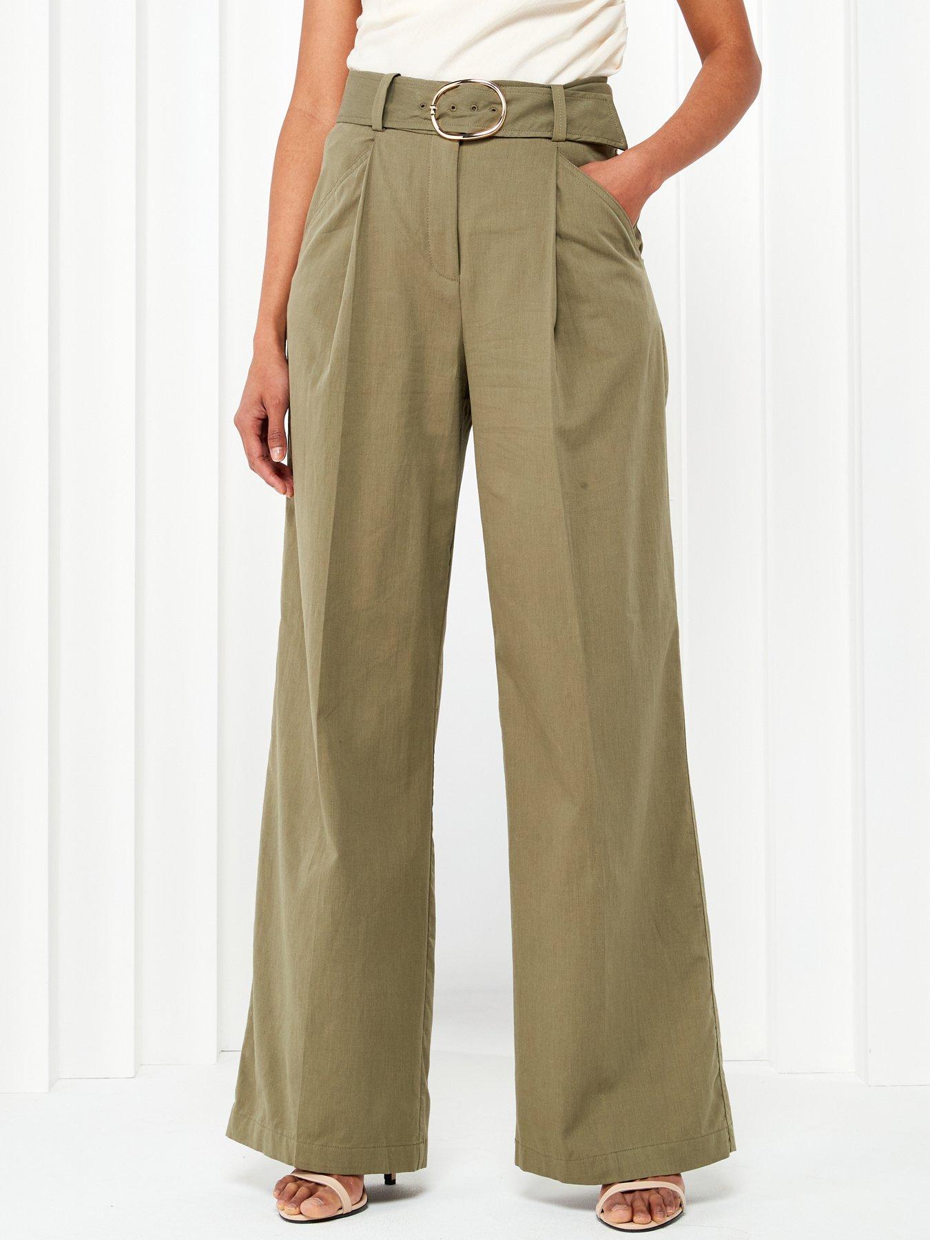 mango-wide-leg-trousers-with-belt-khakistillFront