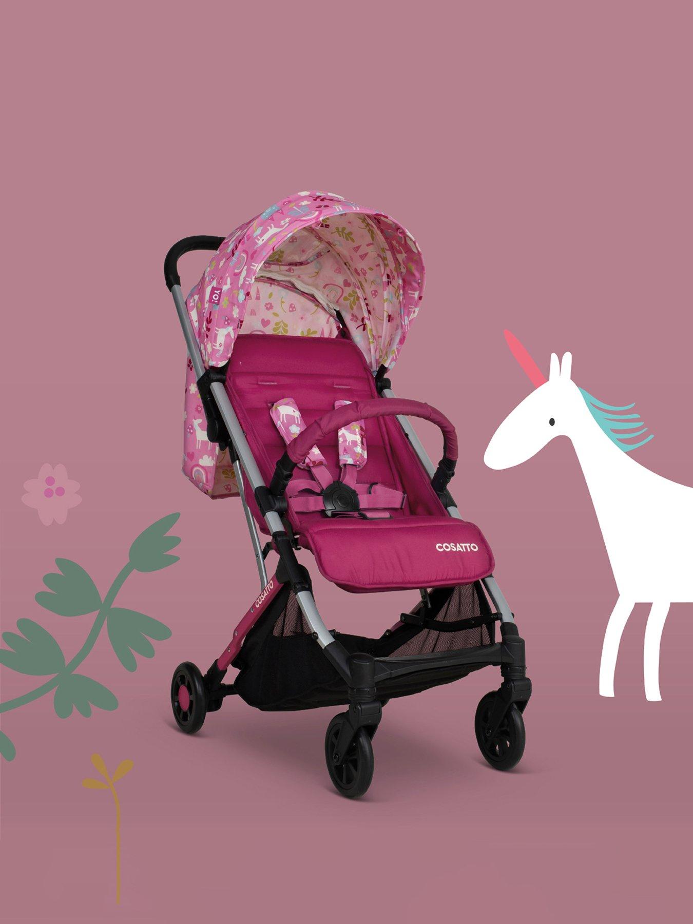 Image 4 of 8 of Cosatto Yo! Airline Approved Travel Stroller - Happy Unicorns