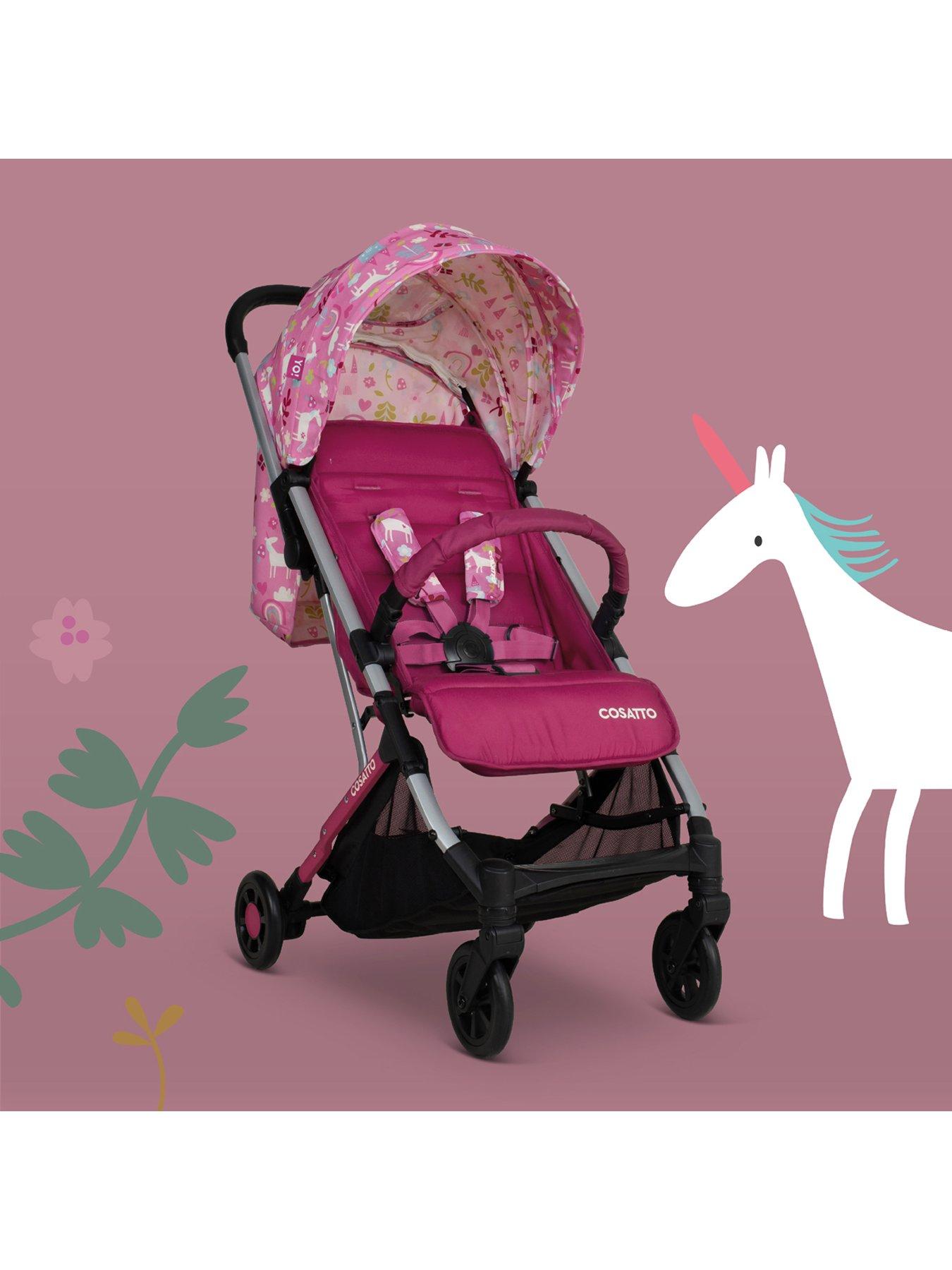 cosatto-yo-compact-stroller-happy-unicornsoutfit