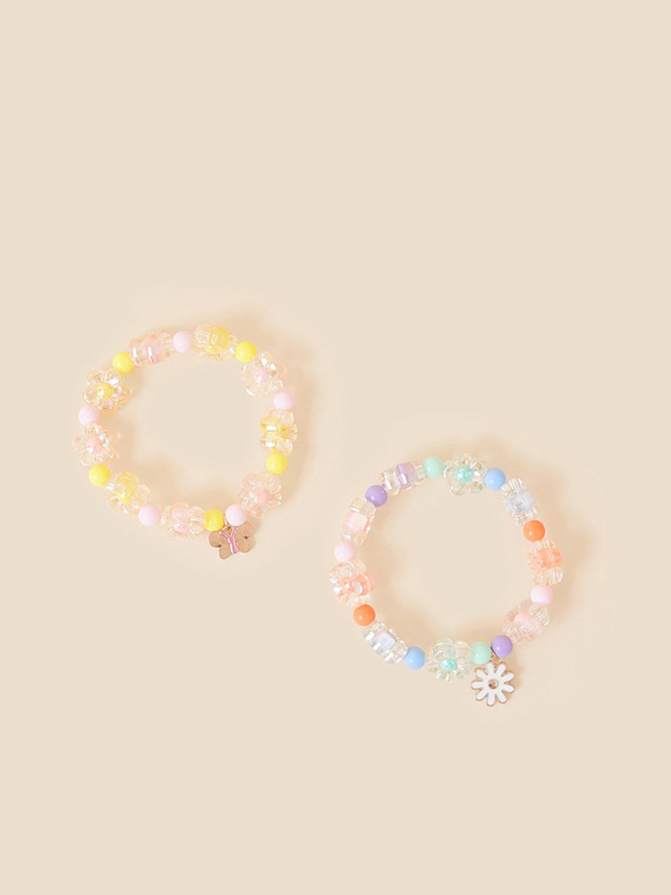 accessorize-girls-flower-bracelet-pack-multi