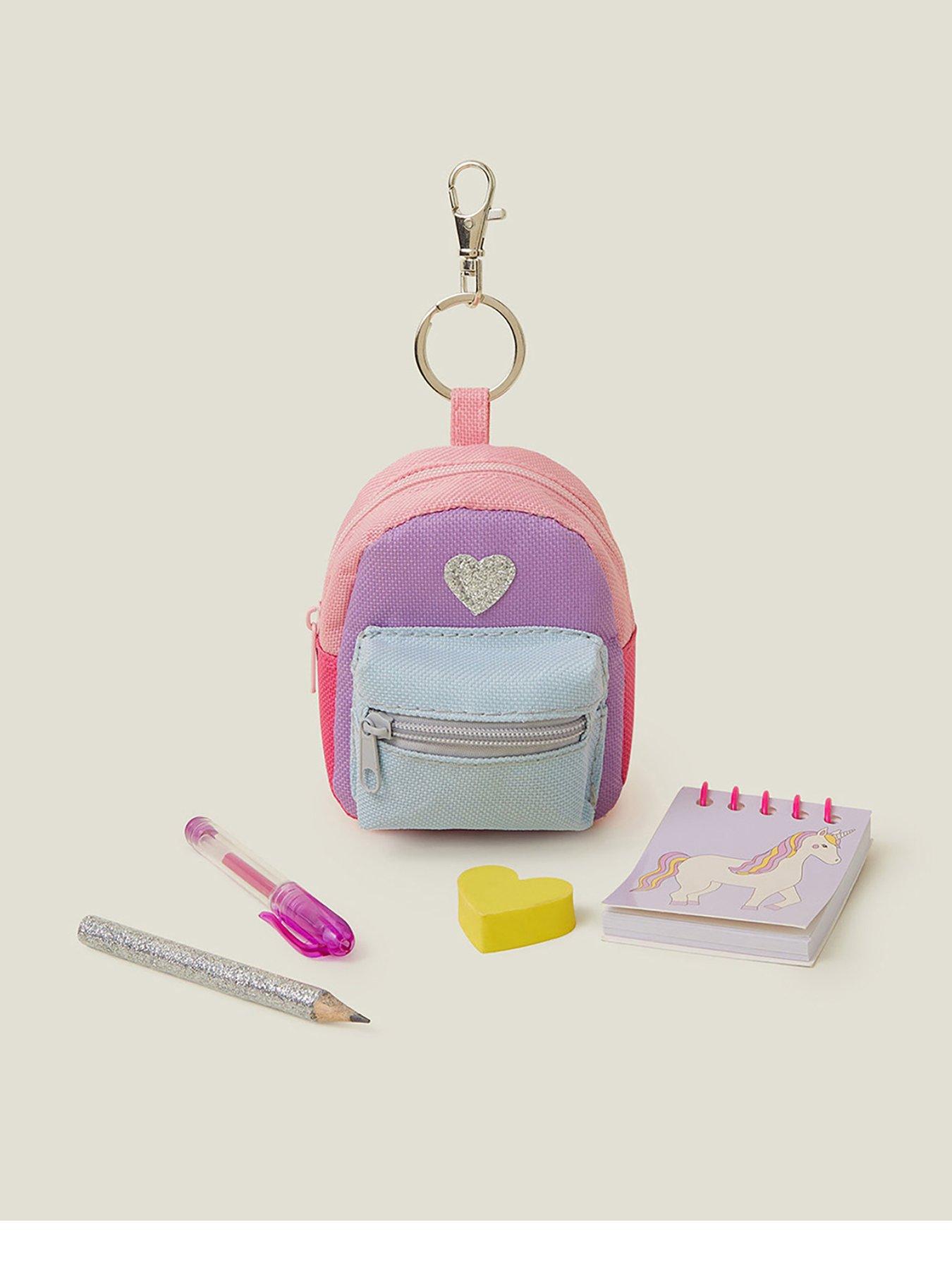 accessorize-girls-mini-stationery-backpack-keyring-multi