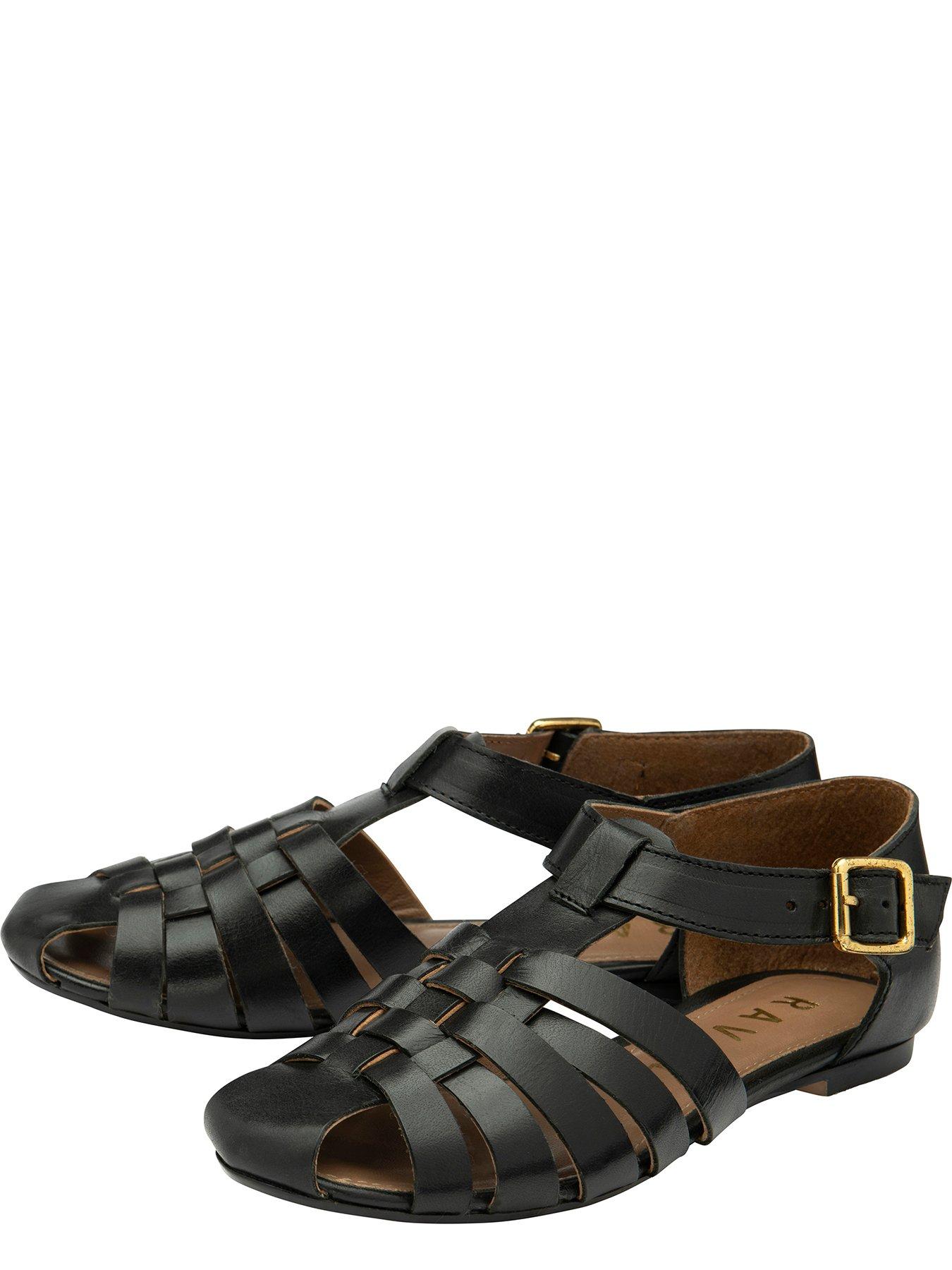 ravel-garlston-leather-gladiator-flat-sandals-blackstillFront