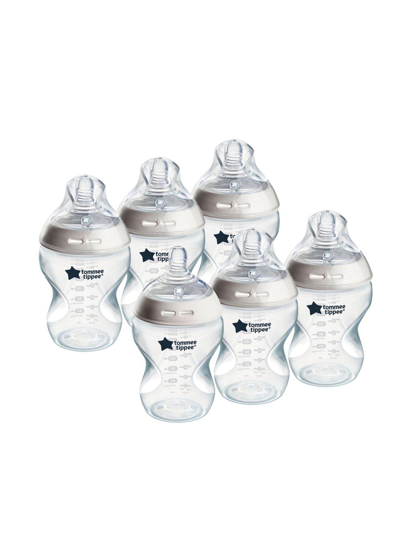 Image 1 of 8 of Tommee Tippee Natural Start 6 x 260ml Feeding Bottles