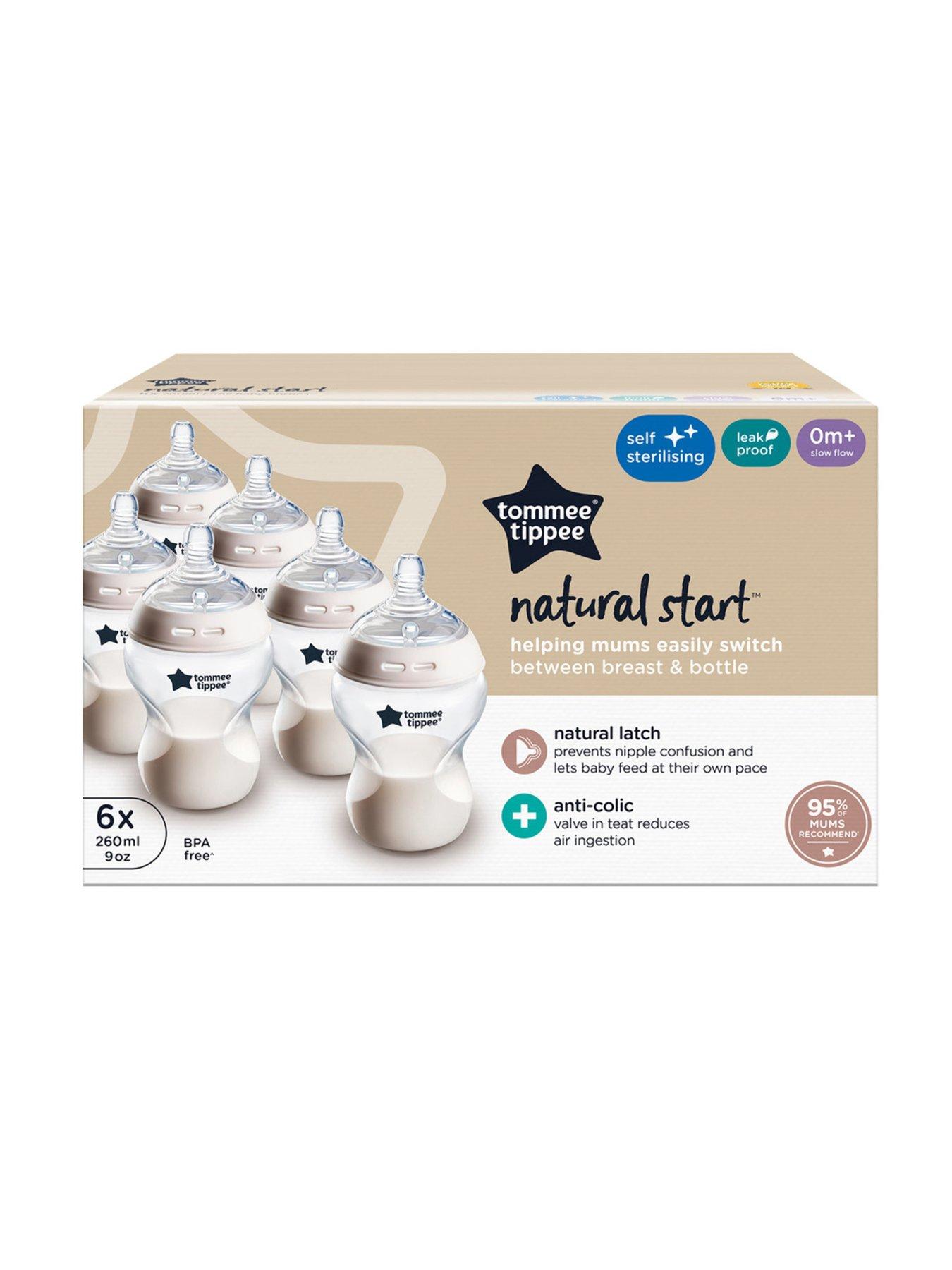 Image 7 of 8 of Tommee Tippee Natural Start 6 x 260ml Feeding Bottles