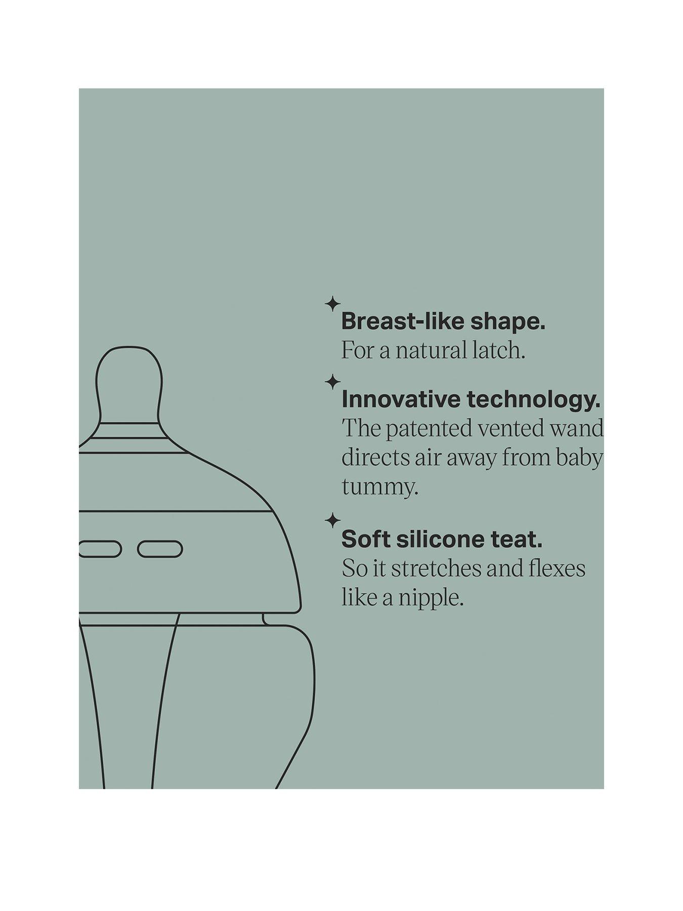 Image 3 of 8 of Tommee Tippee Advanced Anti- Colic 3 x 150ml Feeding Bottles