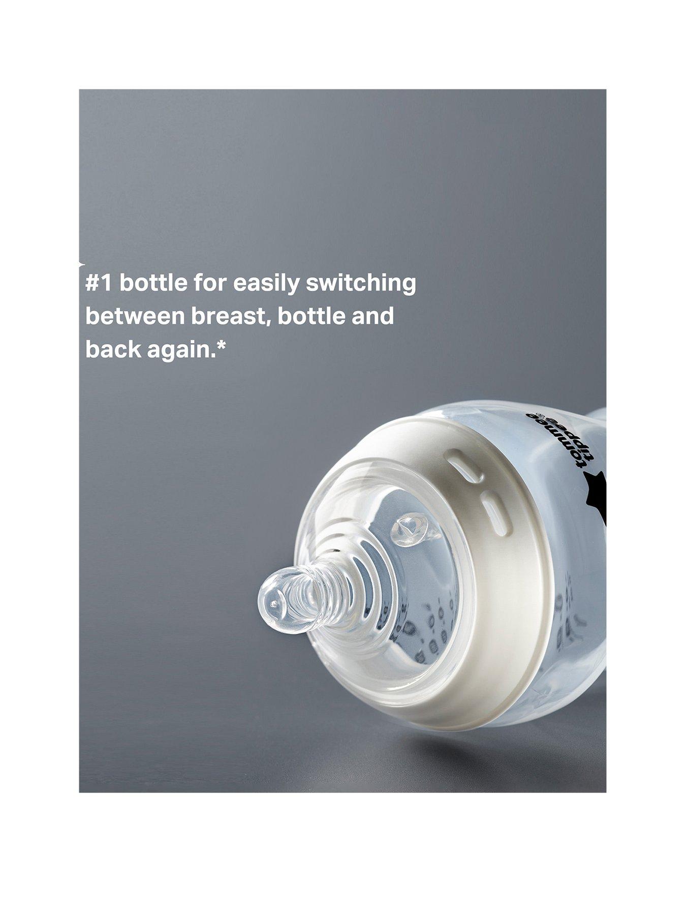 Image 3 of 8 of Tommee Tippee Natural Start Starter Feeding Bottle Kit- Clear