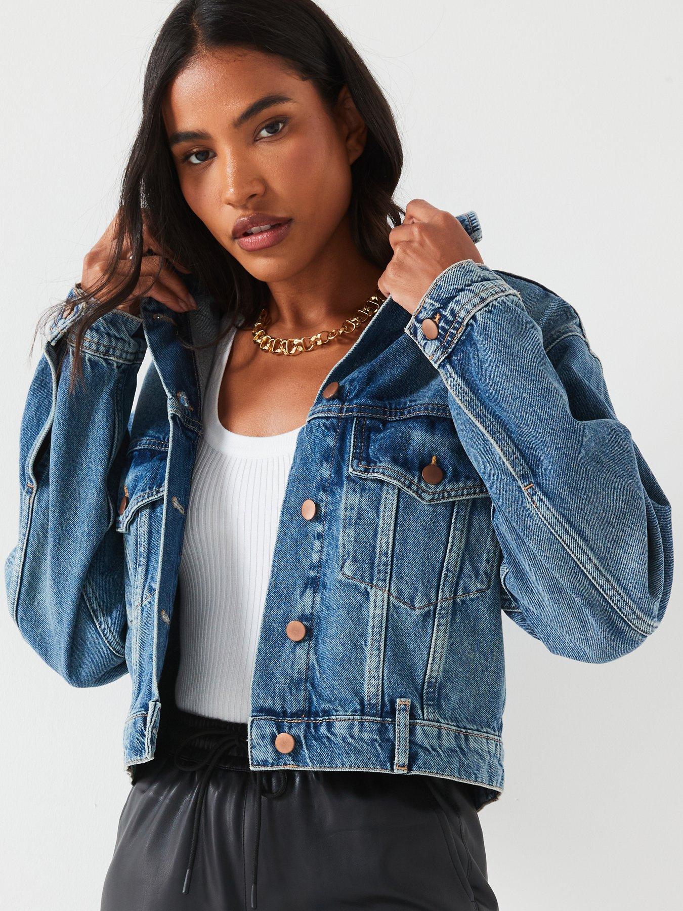 Women s Denim Jacket Ladies Denim Coats Very Ireland