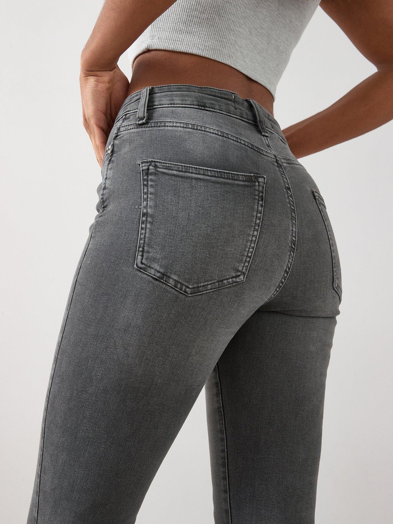 Image 5 of 7 of The Very Collection Florence High Rise Skinny Jeans - Charcoal