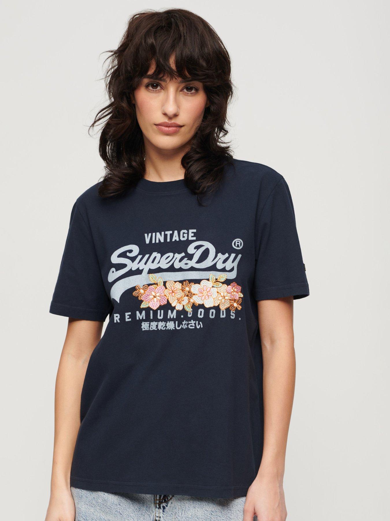 superdry-vintage-logo-premium-floral-t-shirt-navyfront