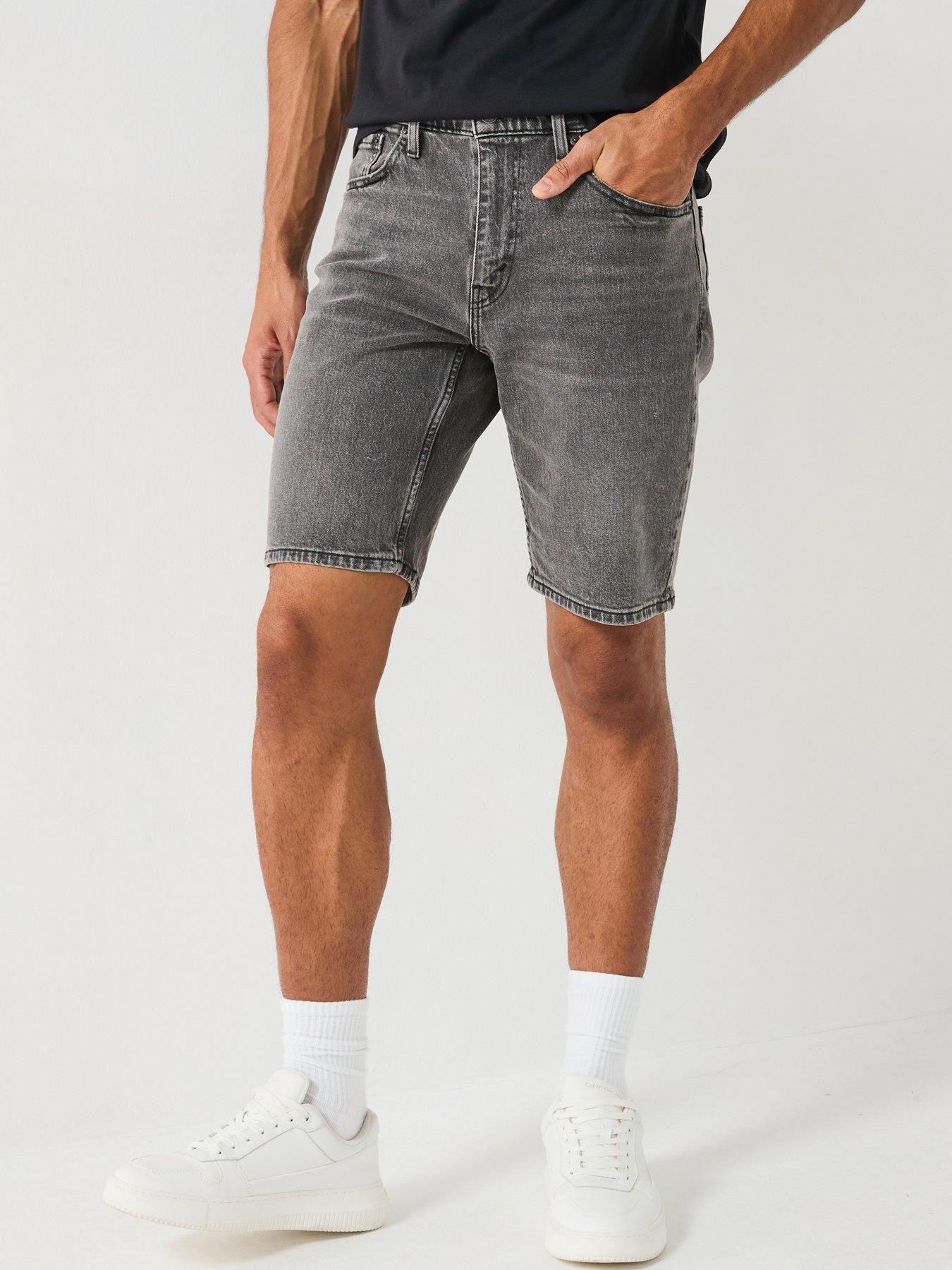 Image of Levi's Levi's 445 Athletic Denim Shorts - Down To My Core Short - Dark Grey