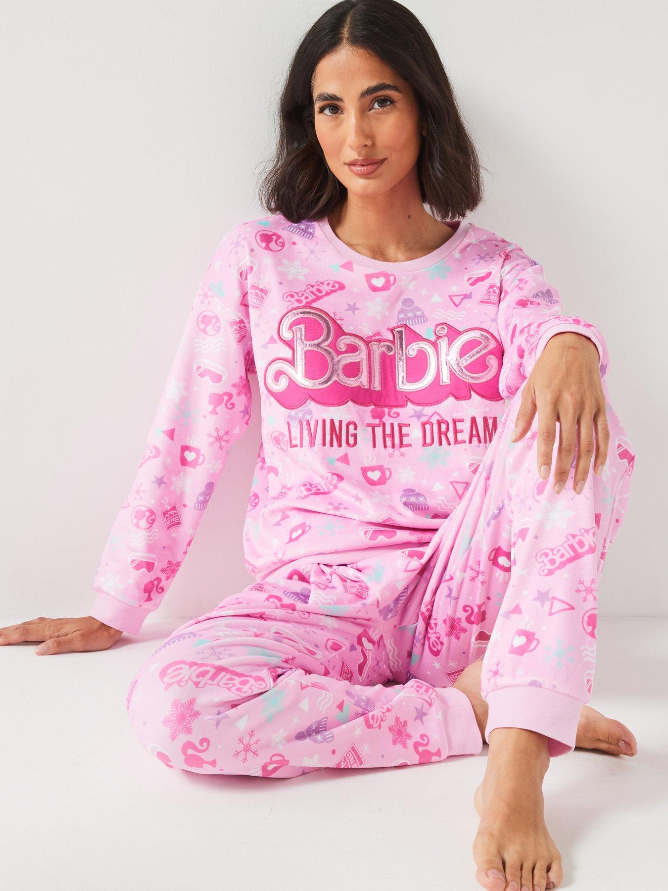 Barbie Ladies Barbie Family Christmas Pyjama Pink Very Ireland