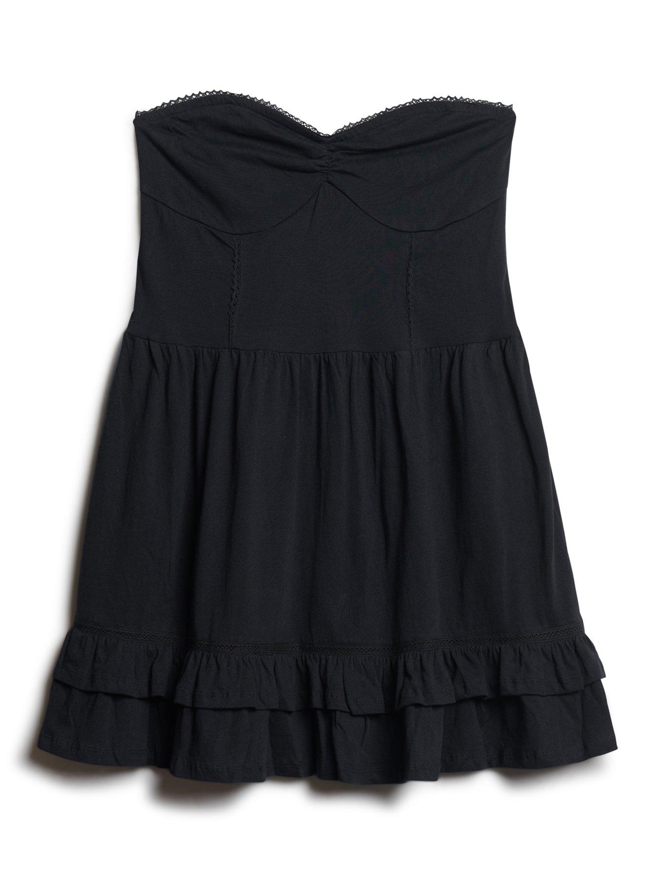 superdry-50s-lace-bandeau-mini-dress-blackdetail