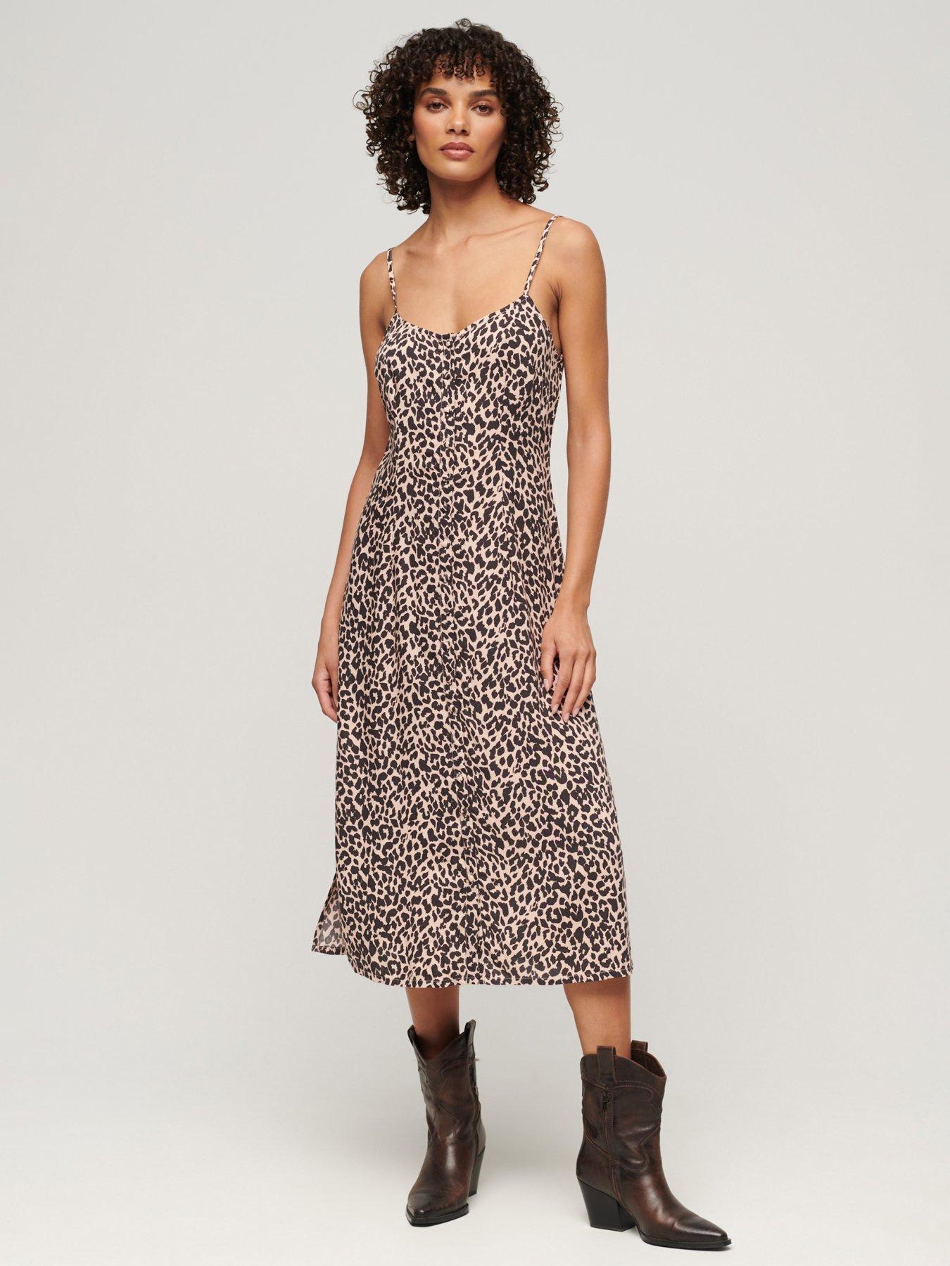 superdry-print-button-cami-midi-dress-multi