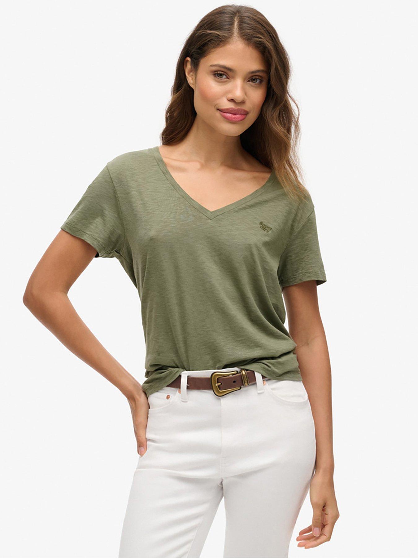 superdry-slub-embroidered-v-neck-t-shirt-green