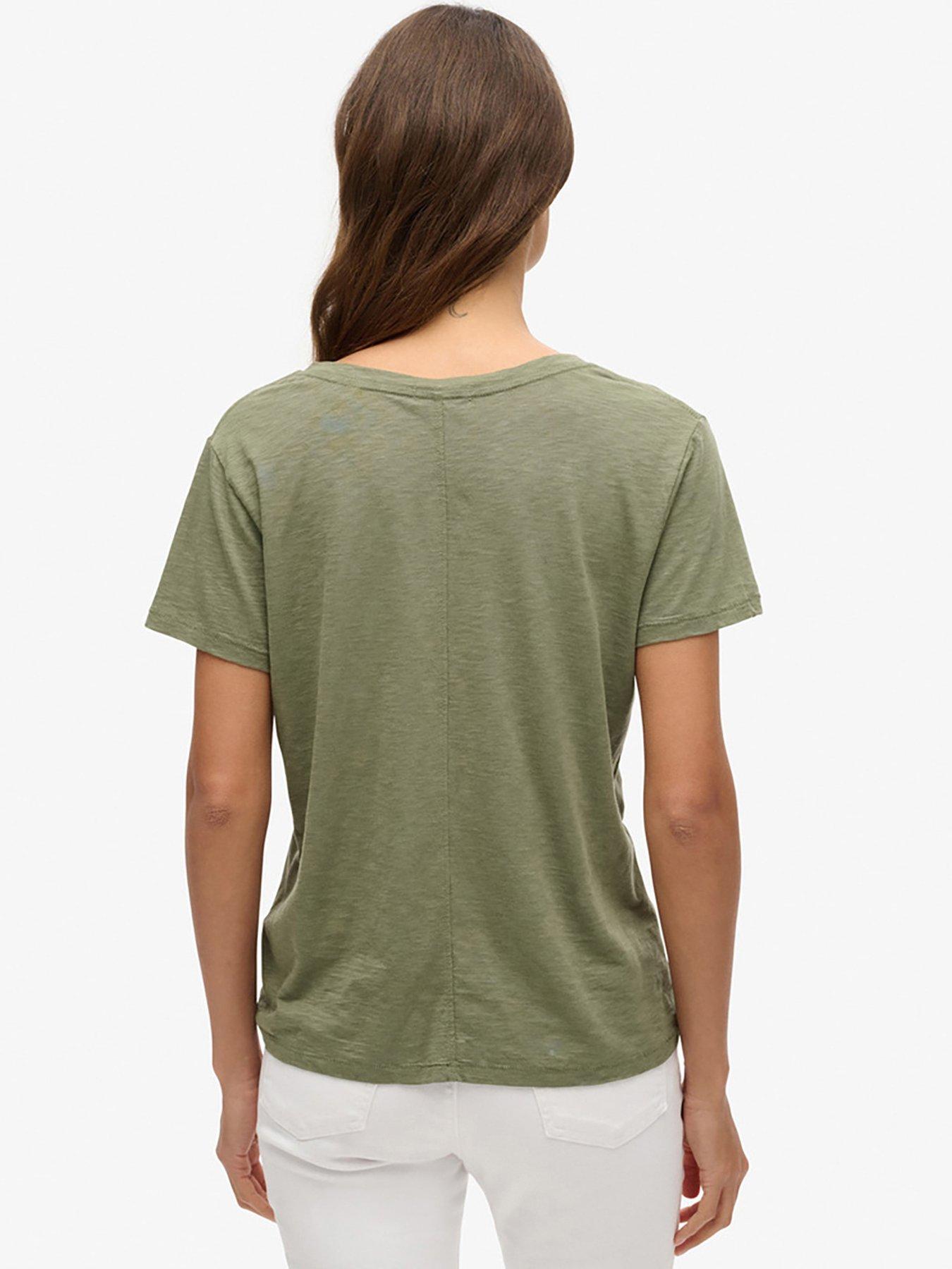 superdry-slub-embroidered-v-neck-t-shirt-greenstillFront