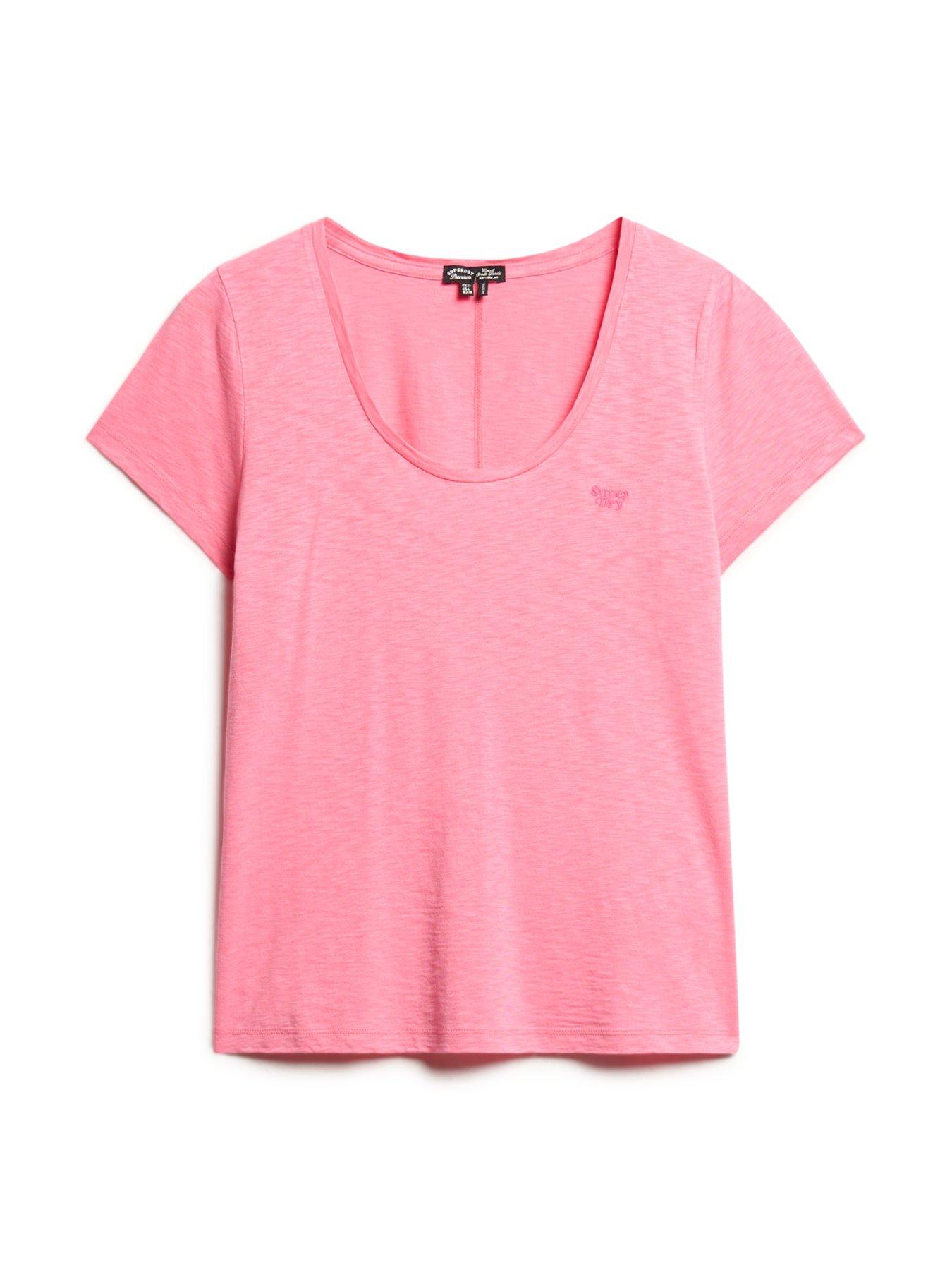 superdry-scoop-neck-t-shirt-pinkdetail