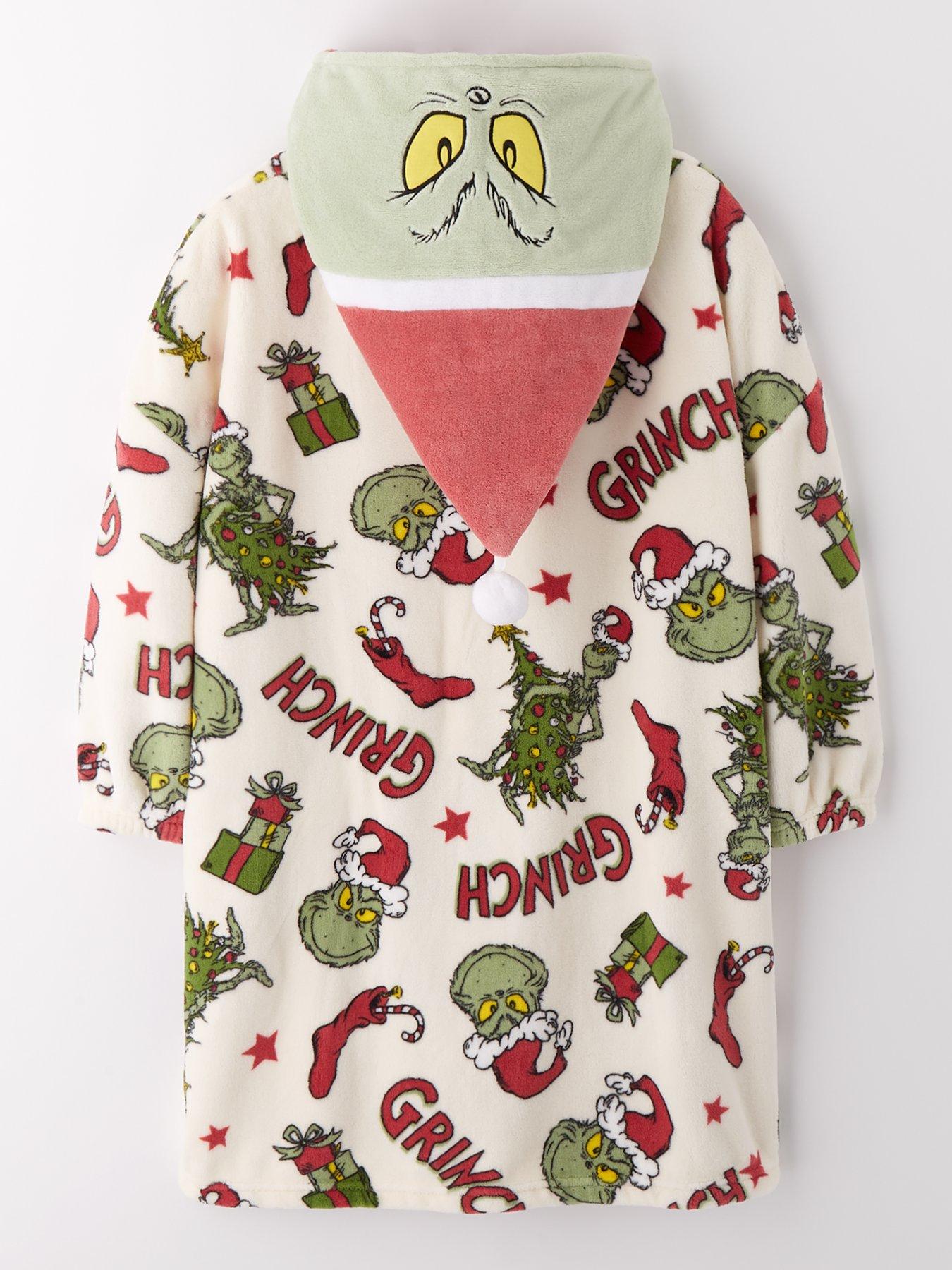 the-grinch-the-grinchunisex-kids-grinch-mini-me-fleece-hooded-blanket-multiback