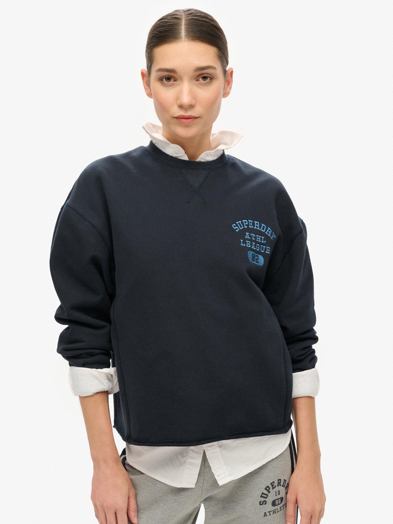 superdry-athletic-loose-crop-crew-sweat-navy