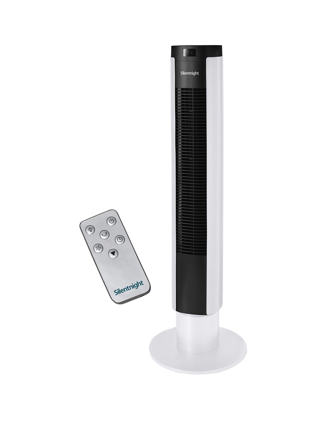 Image of Silentnight Silentnight Home Electrics Airmax 3400 Oscillating Tower Fan - Digital Control