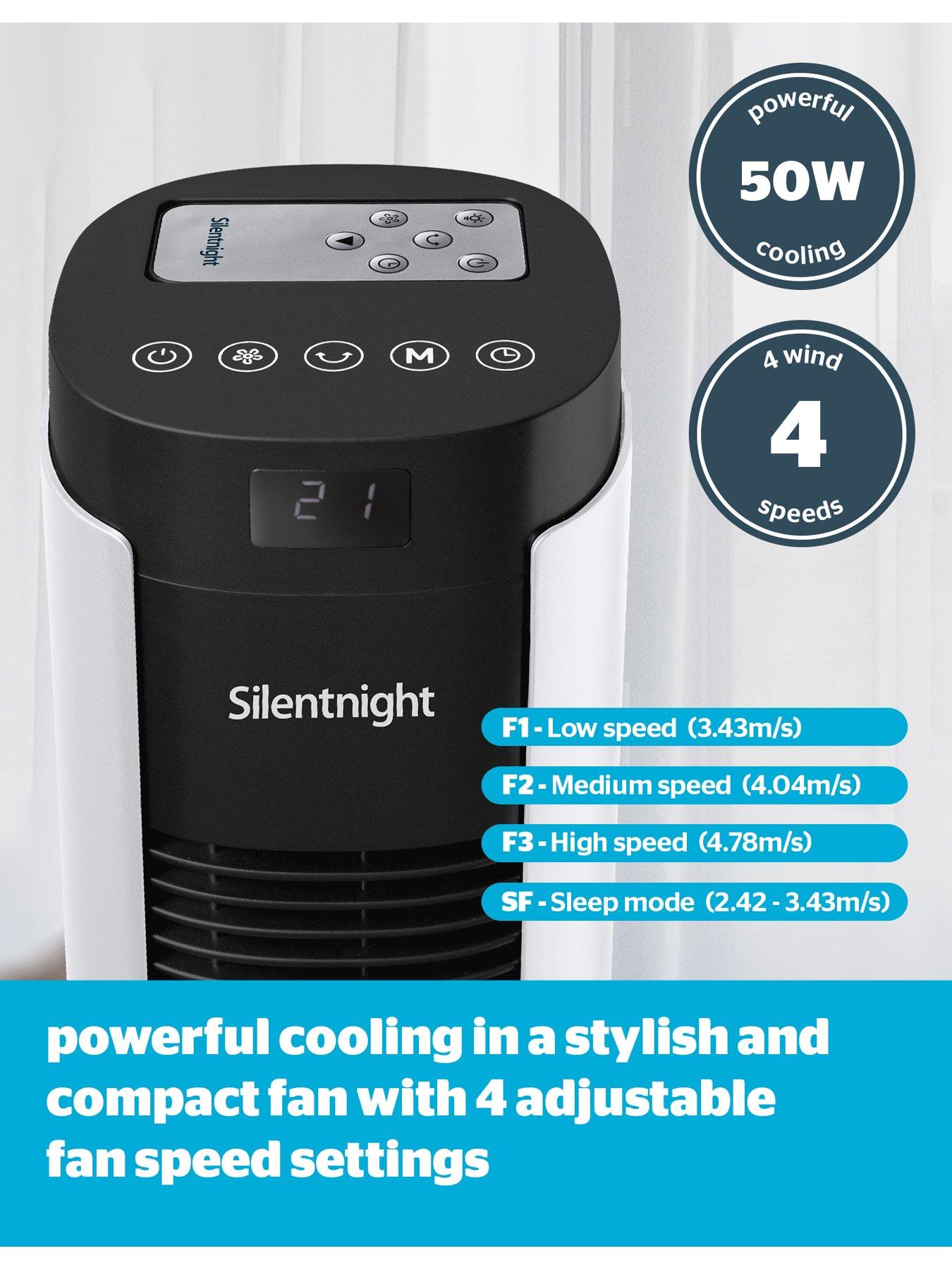 Image 3 of 6 of Silentnight Silentnight Home Electrics Airmax 3400 Oscillating Tower Fan - Digital Control