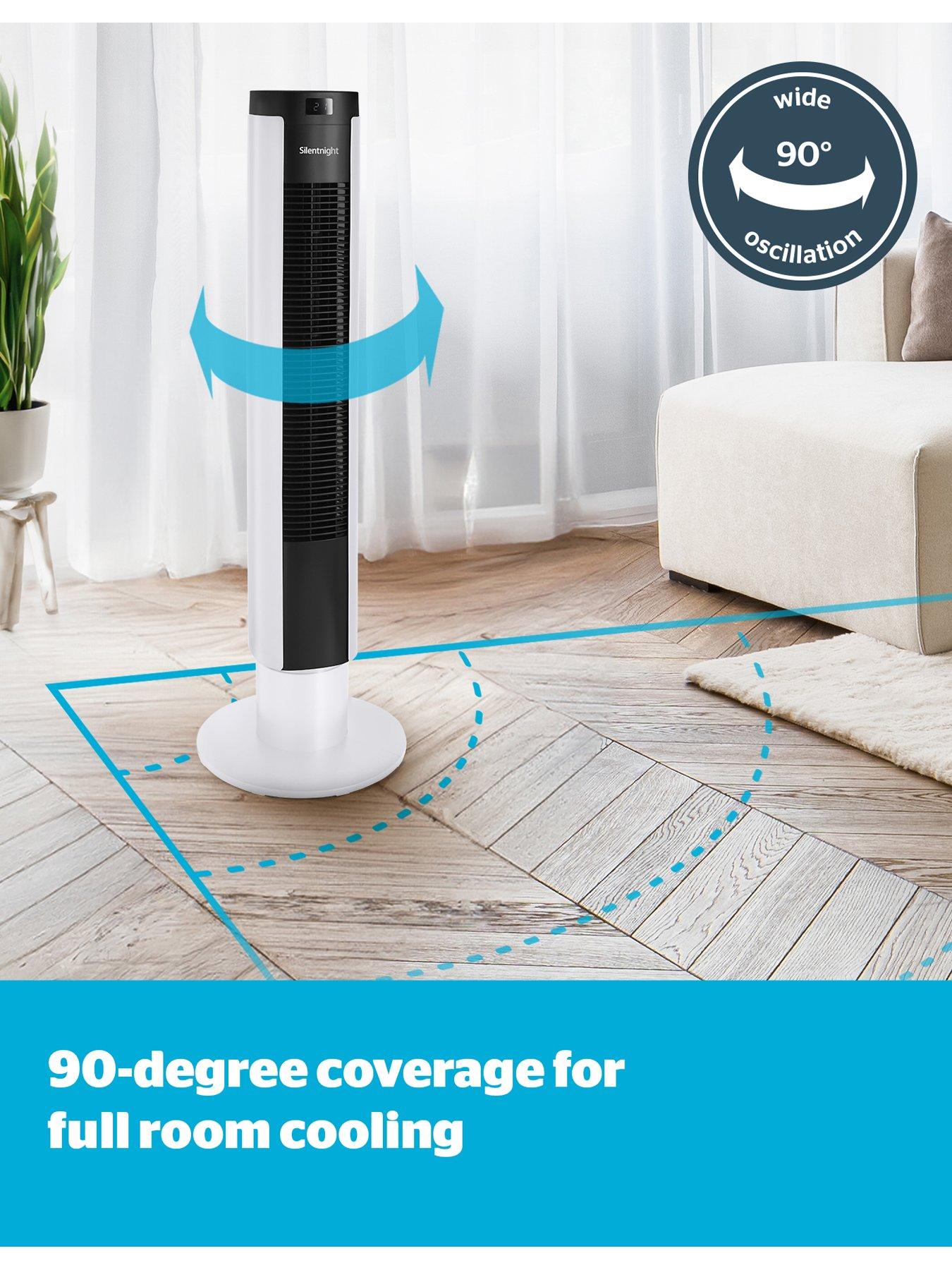 Image 4 of 6 of Silentnight Silentnight Home Electrics Airmax 3400 Oscillating Tower Fan - Digital Control